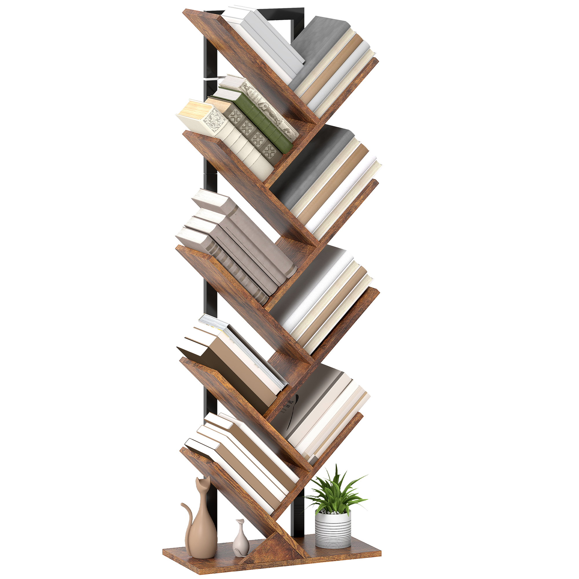 Immagine prodotto - Libreria ad albero 9 ripiani