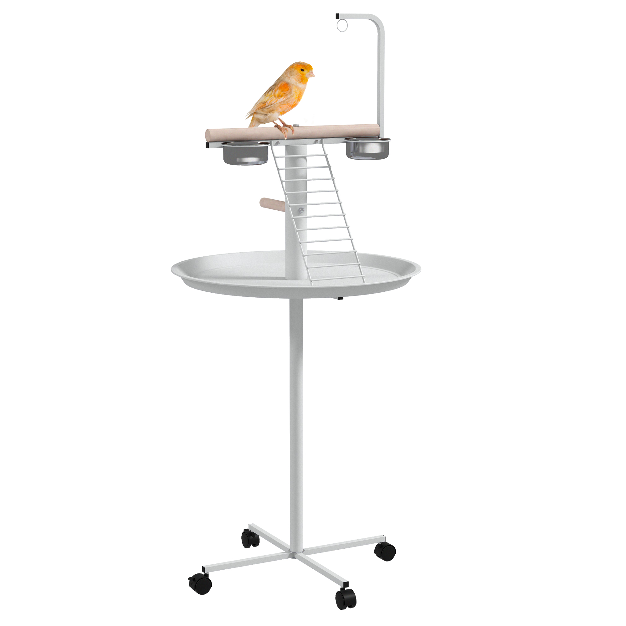 Immagine prodotto - trespolo per pappagalli con posatoio e accessori