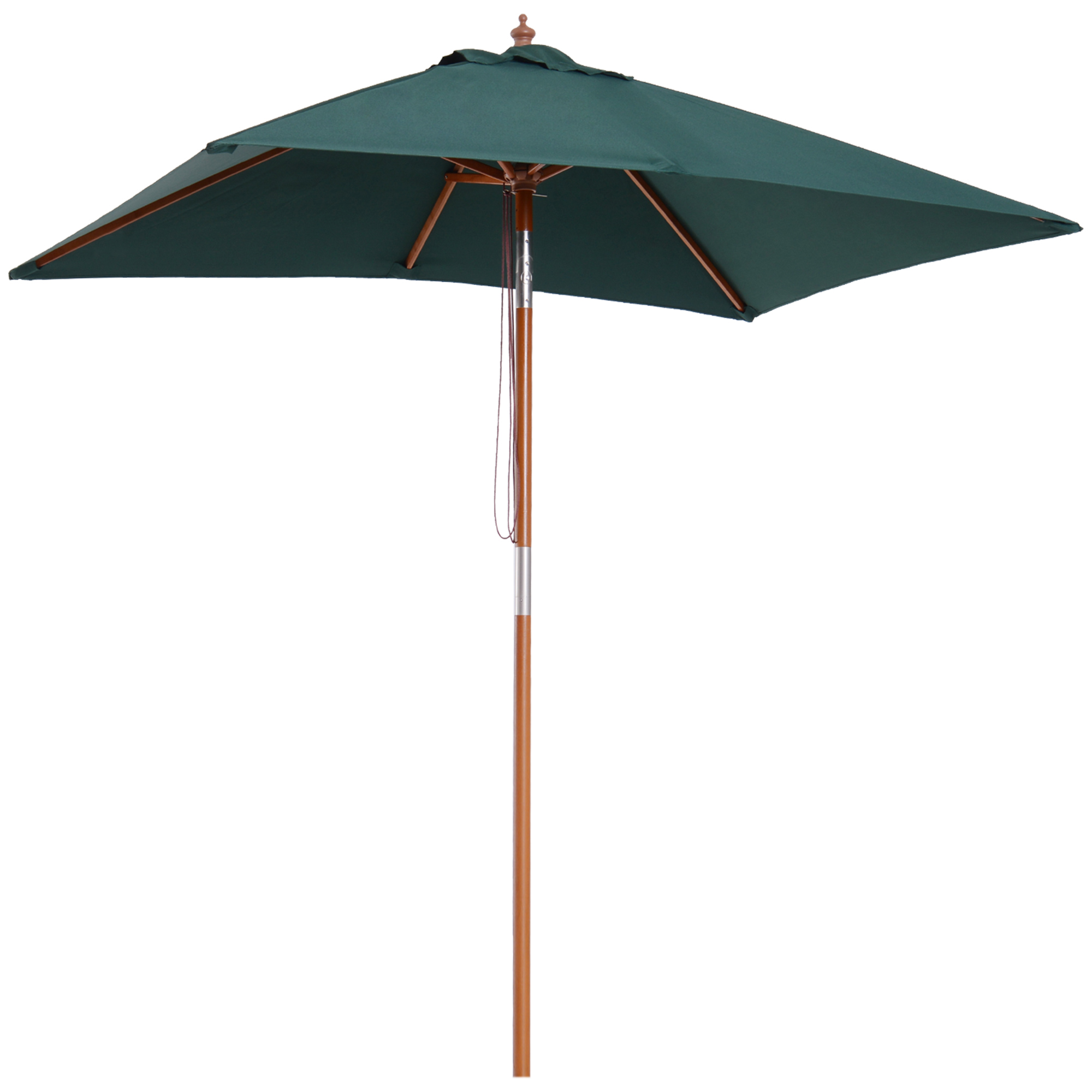 Immagine dettaglio - Ombrellone da giardino con palo in legno