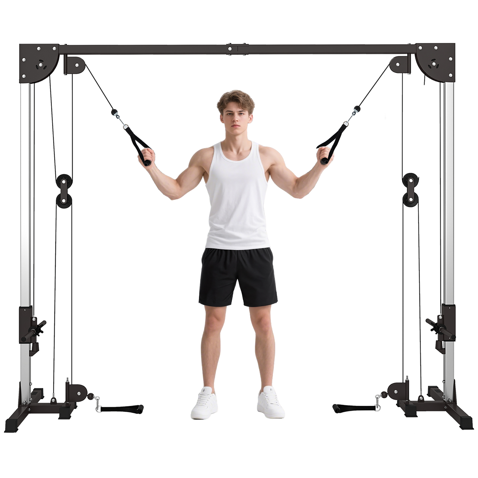 Stazione fitness crossover vista frontale