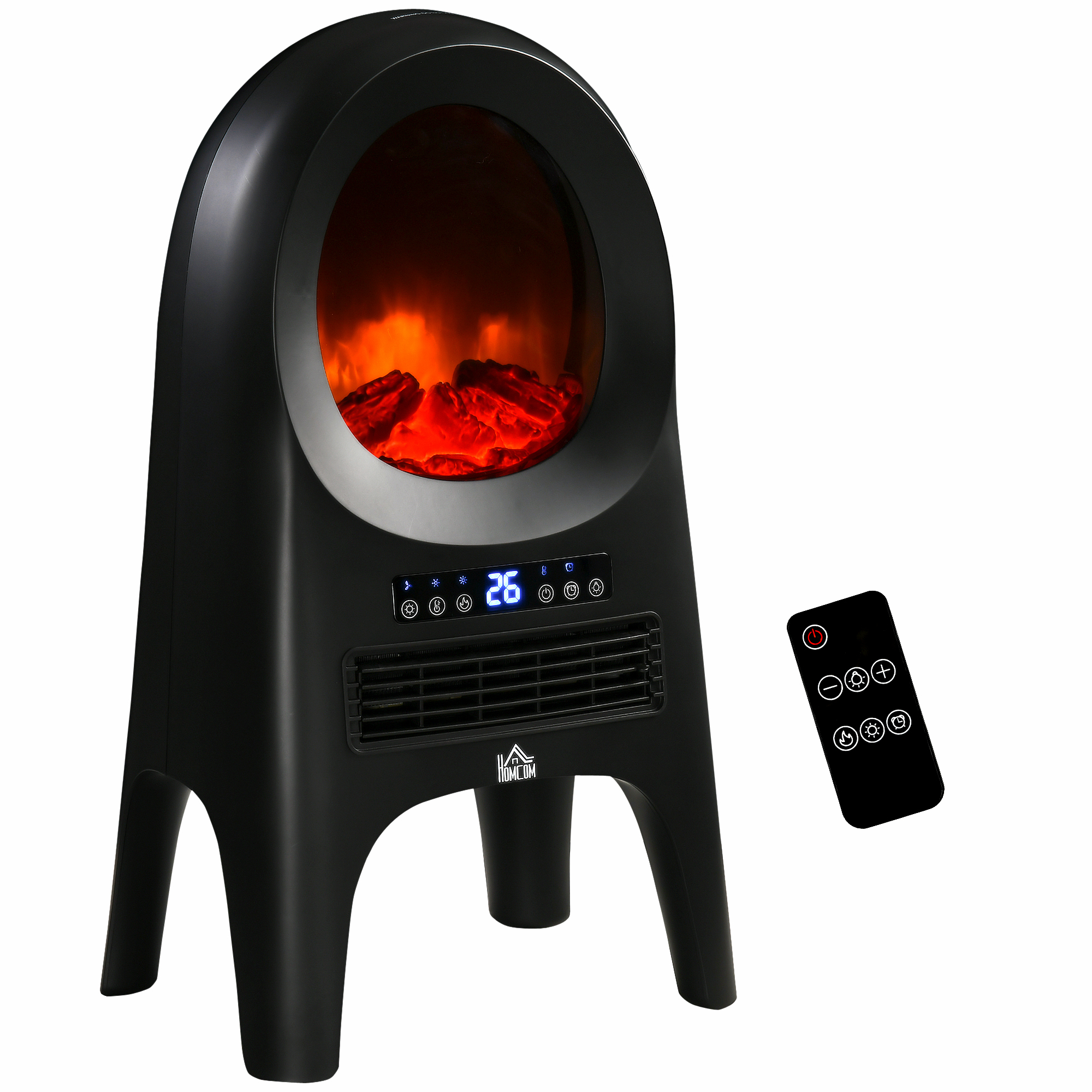 Immagine prodotto - Termoventilatore elettrico nero