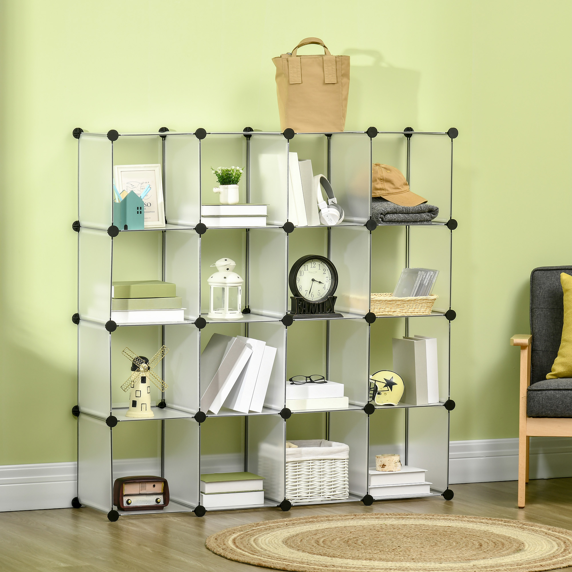 Configurazione - Sistema di scaffalatura a cubi per casa