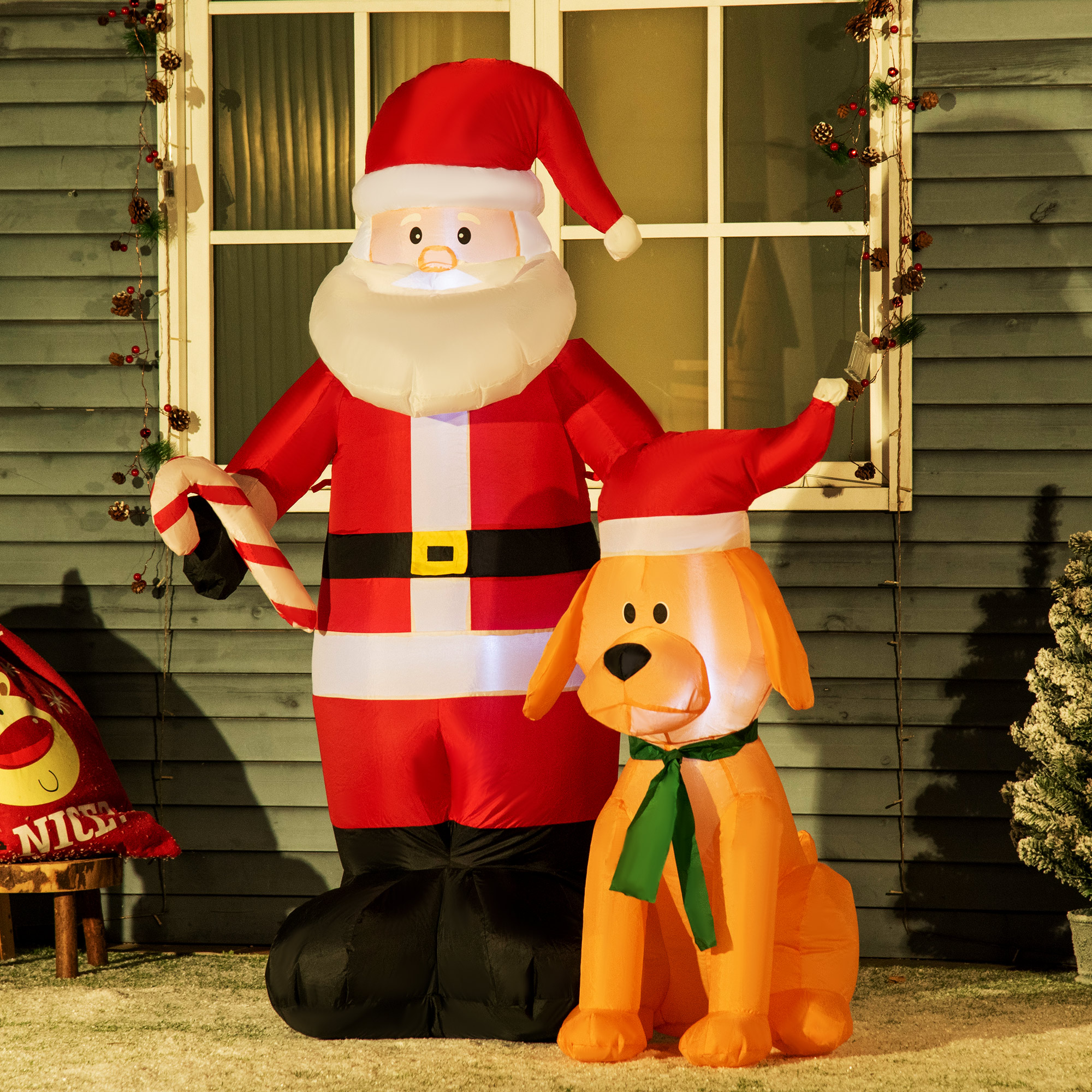 Immagine prodotto - Vista Babbo Natale gonfiabile