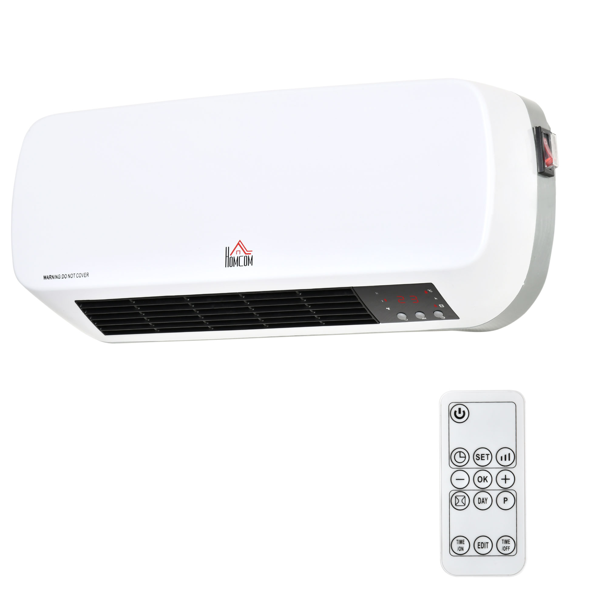 Immagine prodotto - Termoventilatore con display LED e telecomando
