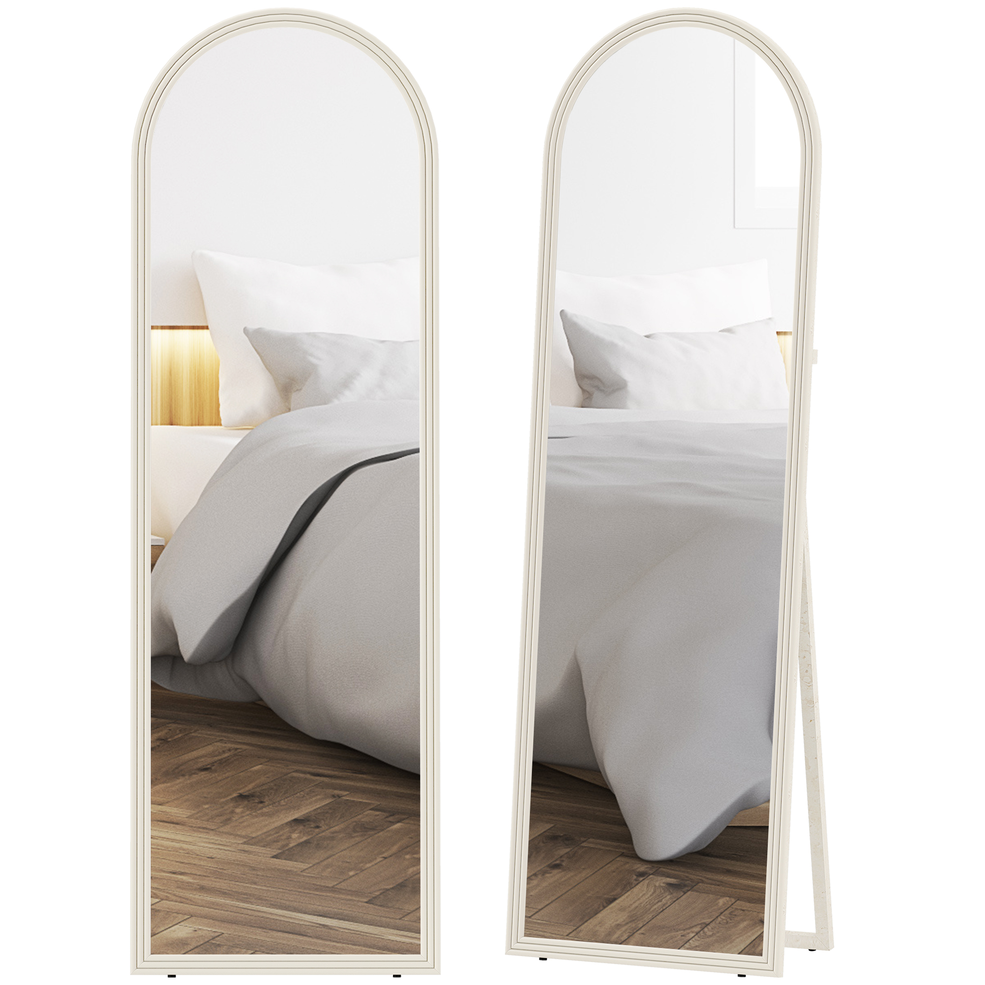 Immagine prodotto - Specchio a figura intera bianco