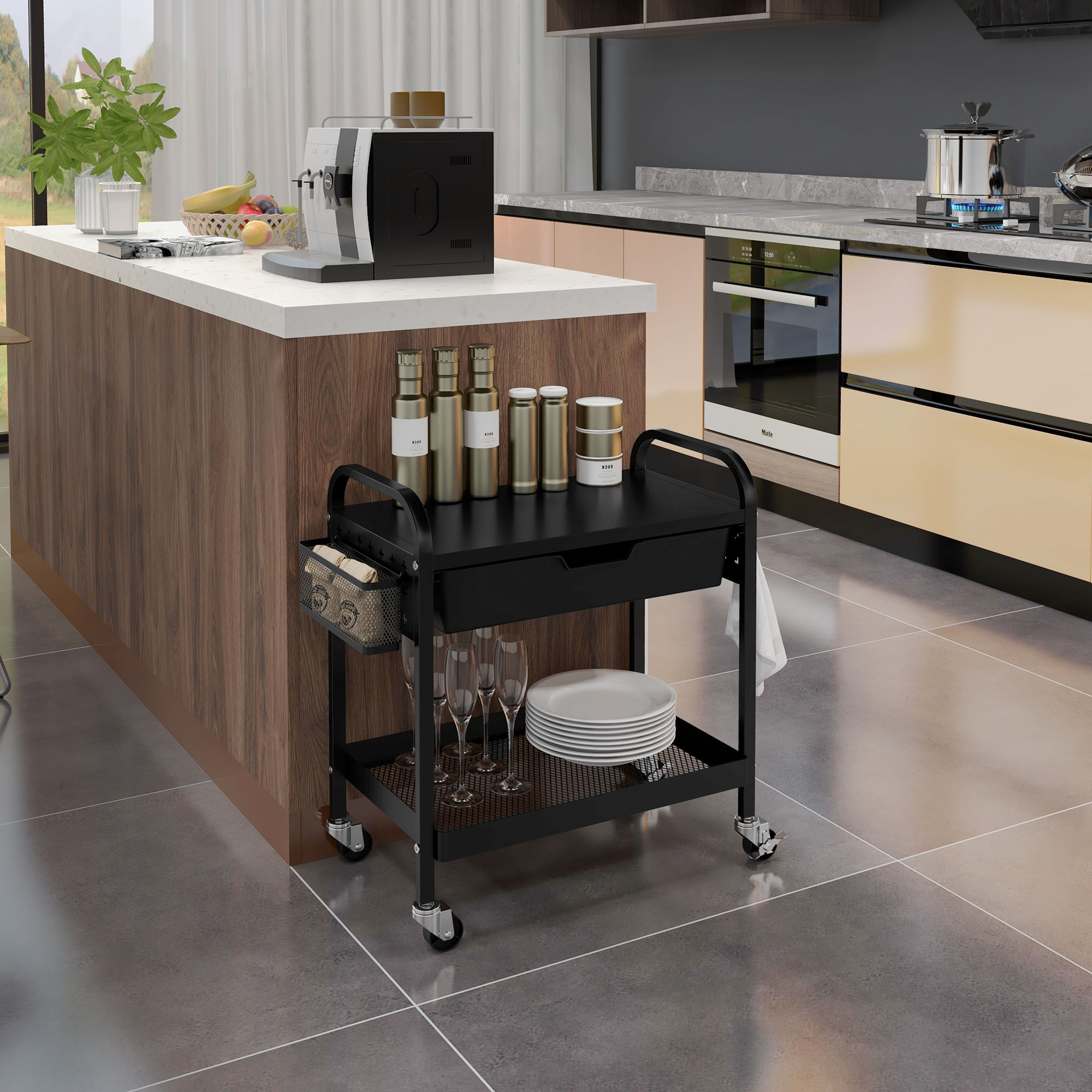 Immagine prodotto - Carrello salvaspazio da cucina
