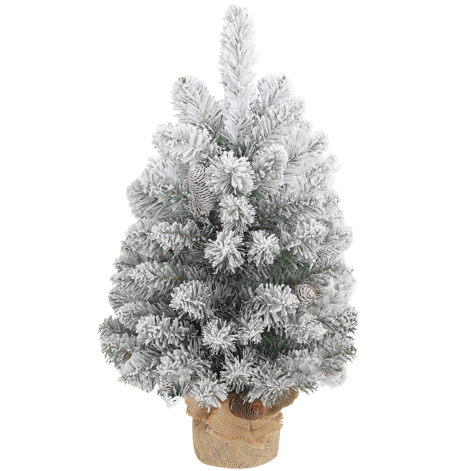 Immagine prodotto - Mini albero di Natale artificiale innevato