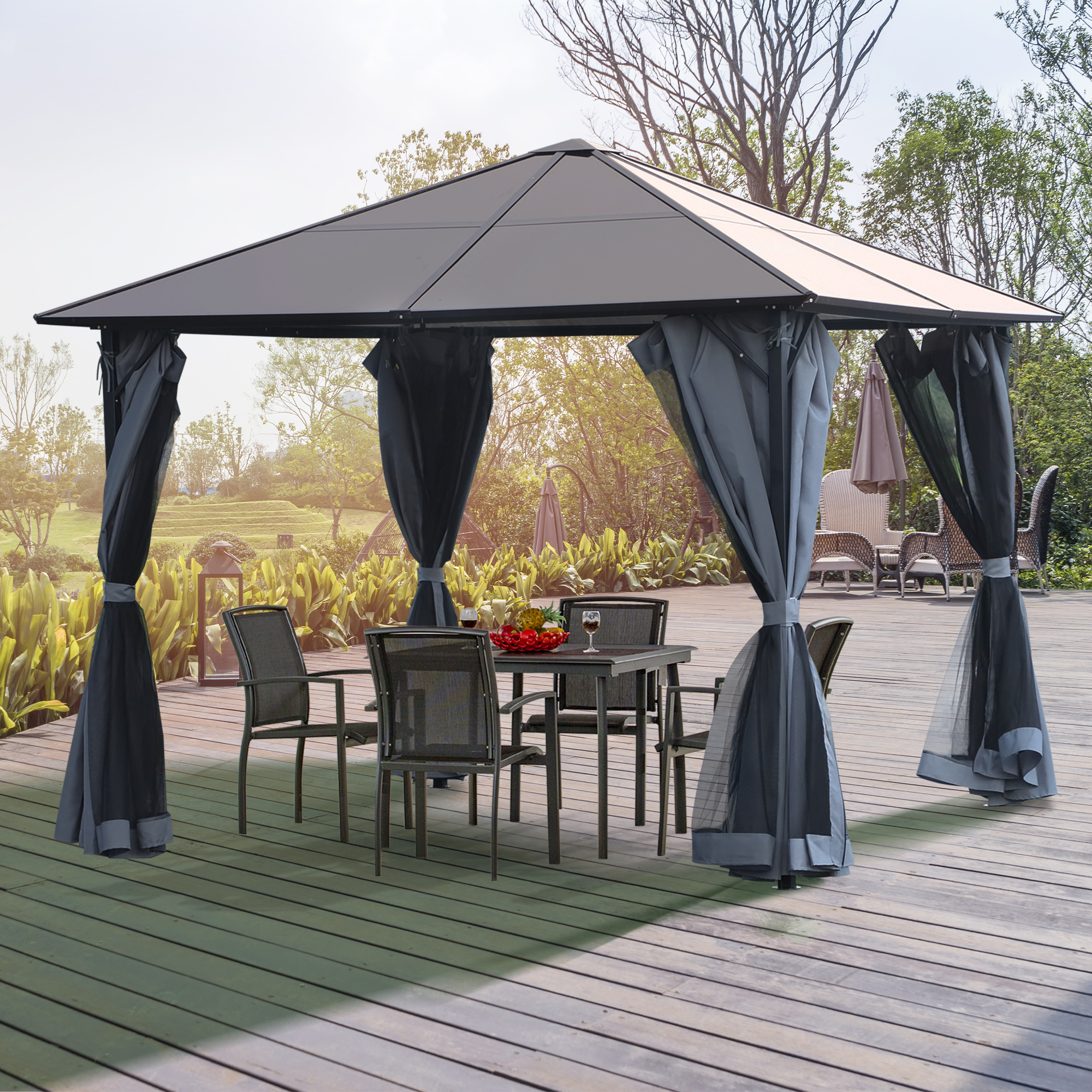 Immagine prodotto - Gazebo con tende e zanzariere