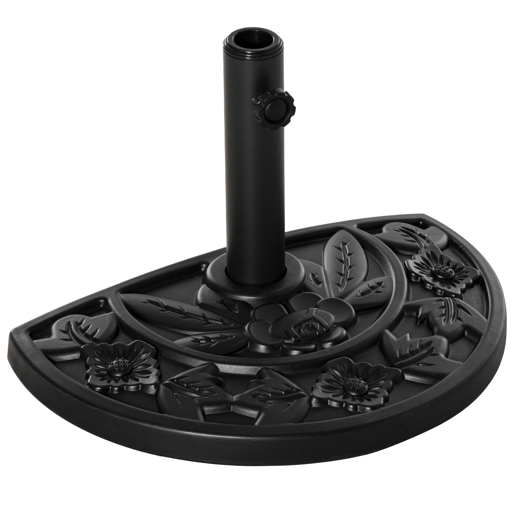 Immagine prodotto - Base per ombrellone semicircolare vista frontale