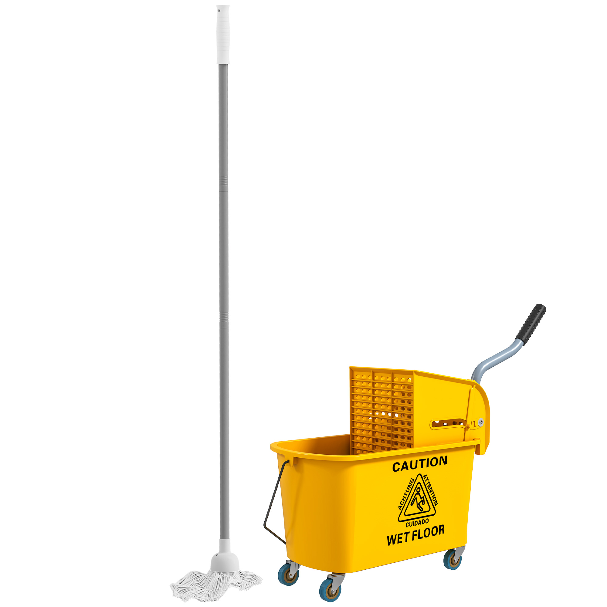 Immagine prodotto - Dettaglio carrello e accessori pulizia