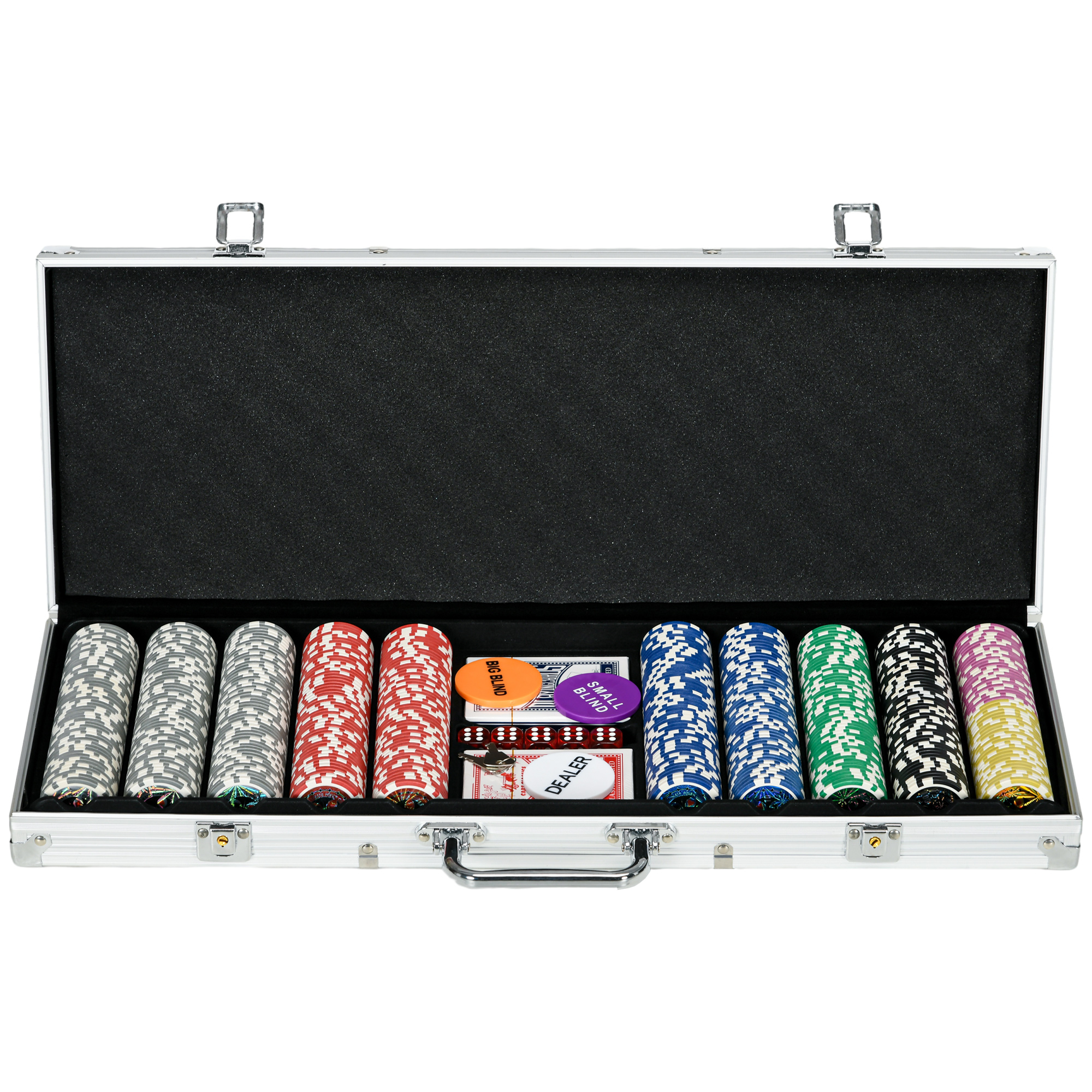 Immagine prodotto - Set poker completo con valigetta e fiches