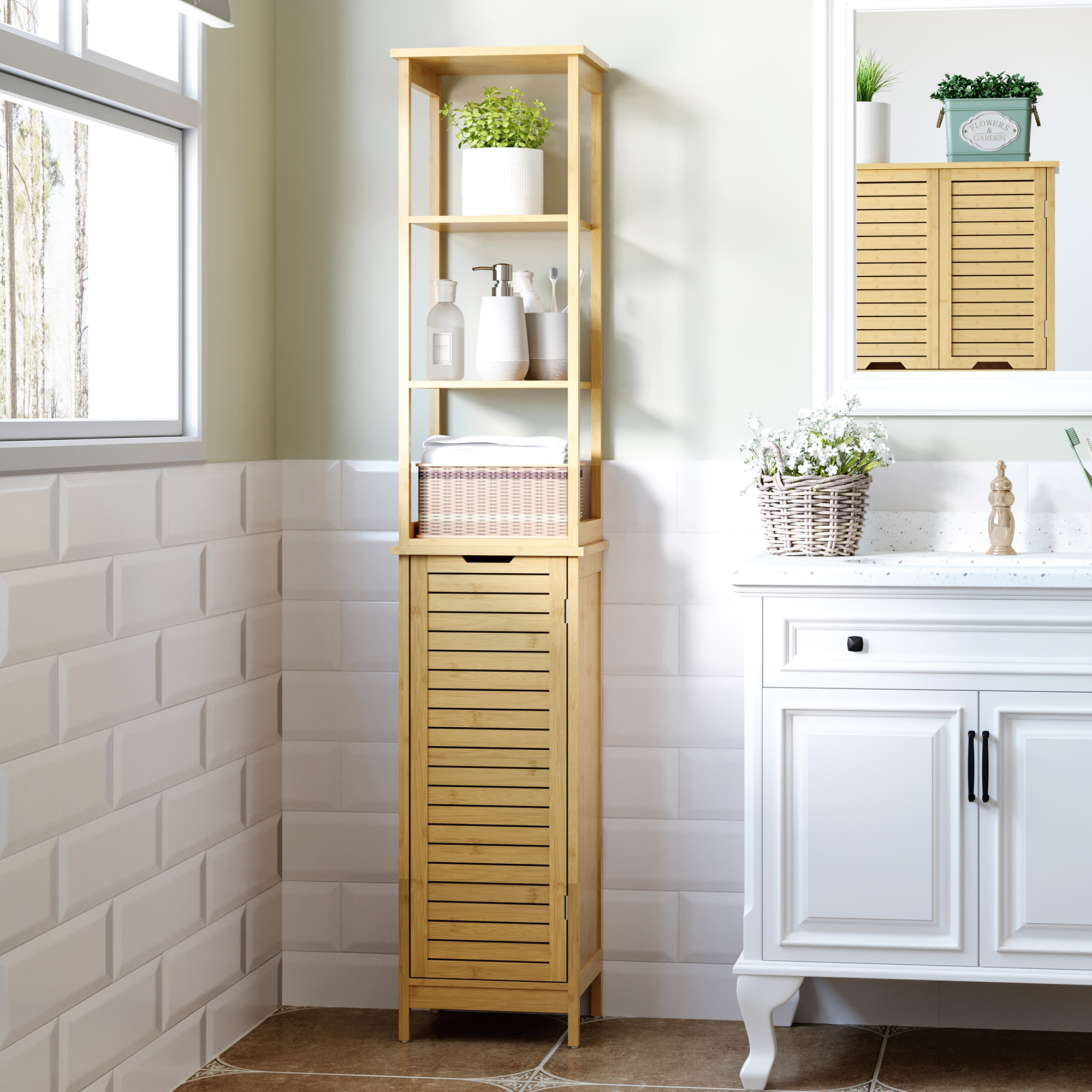 Mobiletto salvaspazio per bagno - ambiente