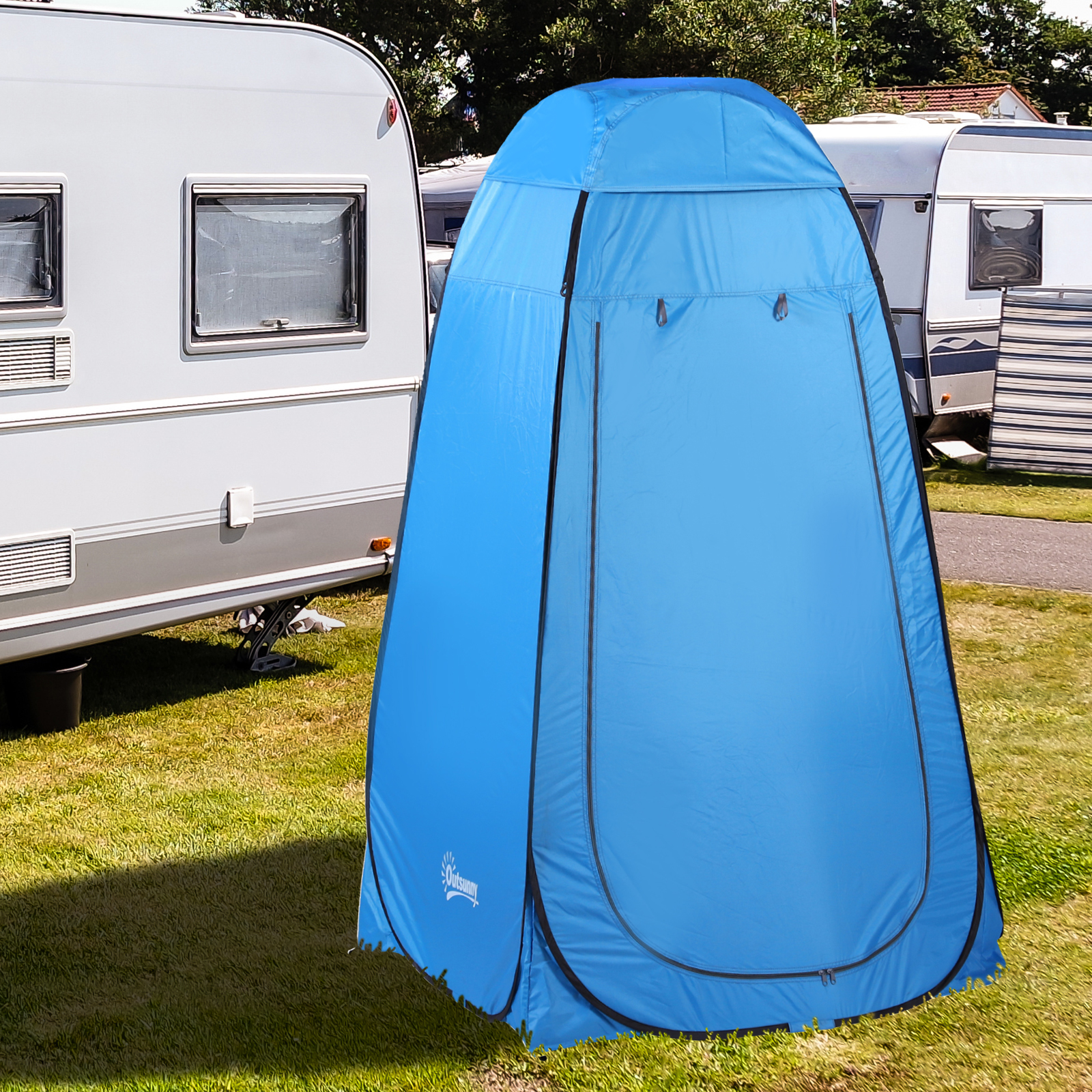 Vista aggiuntiva - Tenda WC con borsa di trasporto
