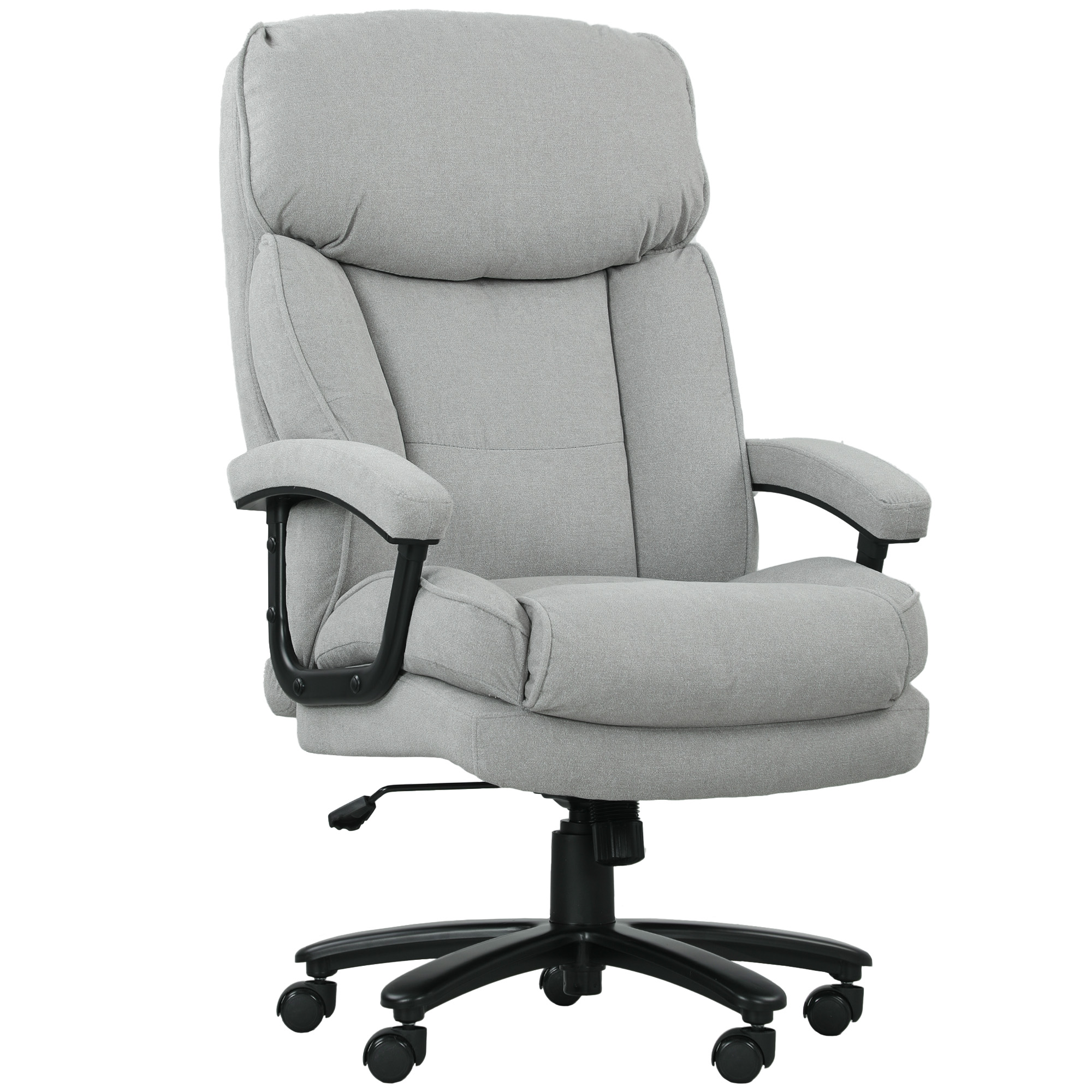 Sedia da ufficio grigio chiaro portata 200 kg