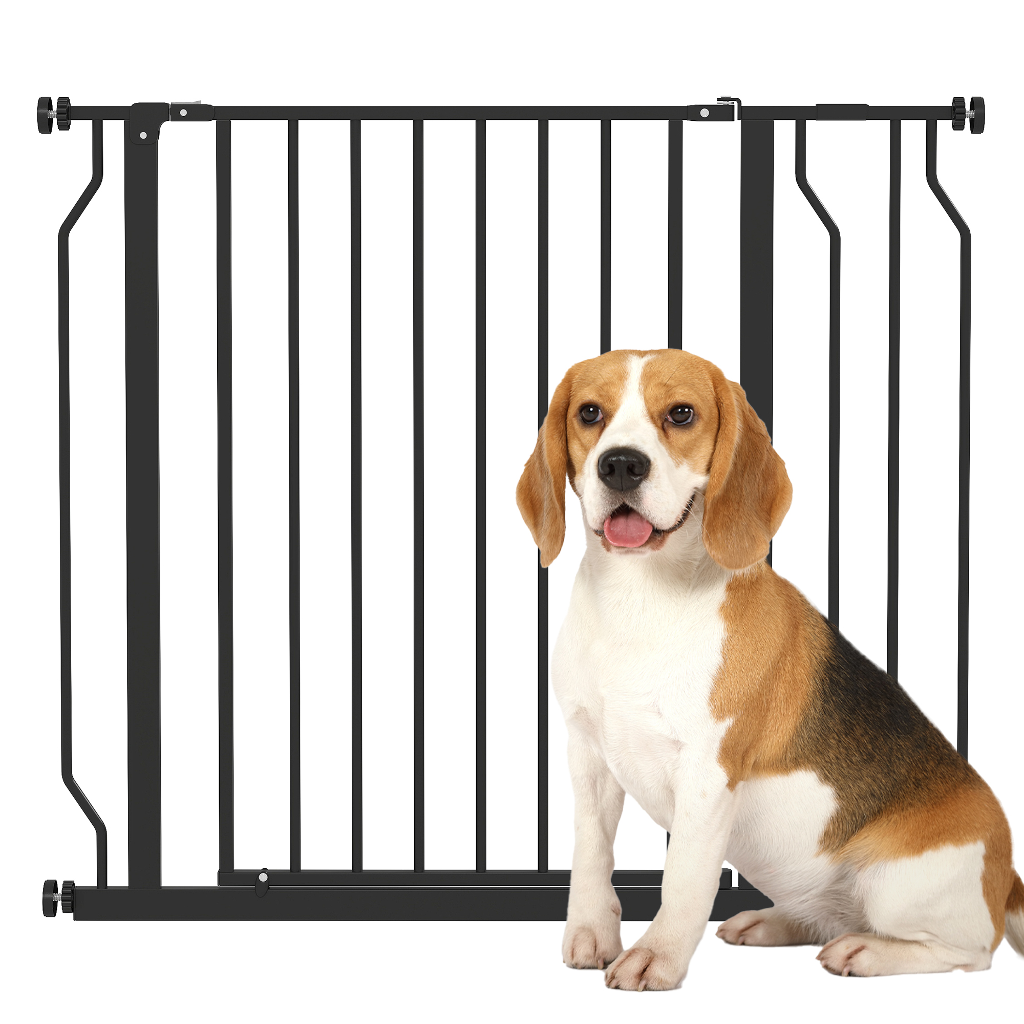 Immagine prodotto - Cancelletto di sicurezza per cani nero vista principale