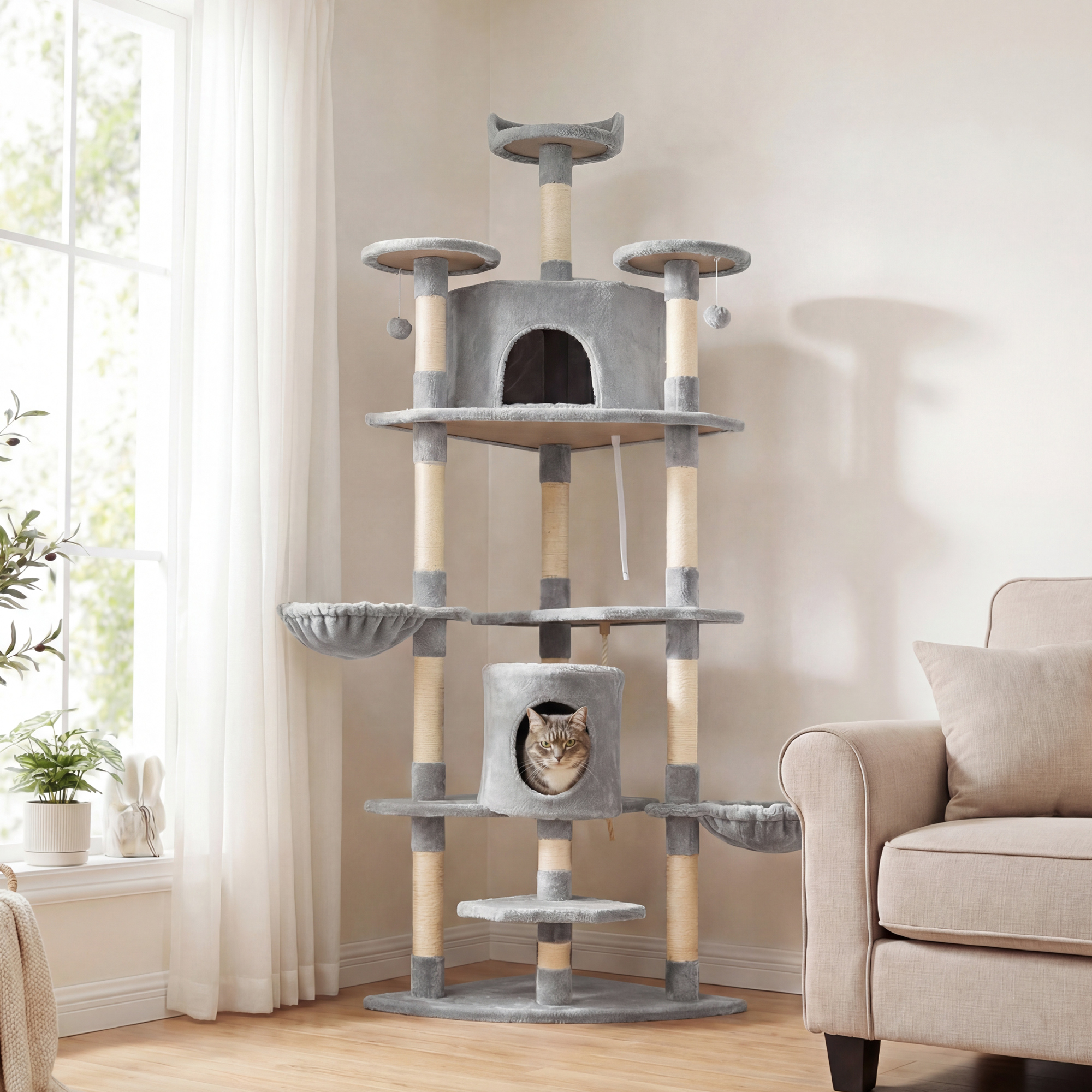 Immagine prodotto - Dettaglio albero tiragraffi