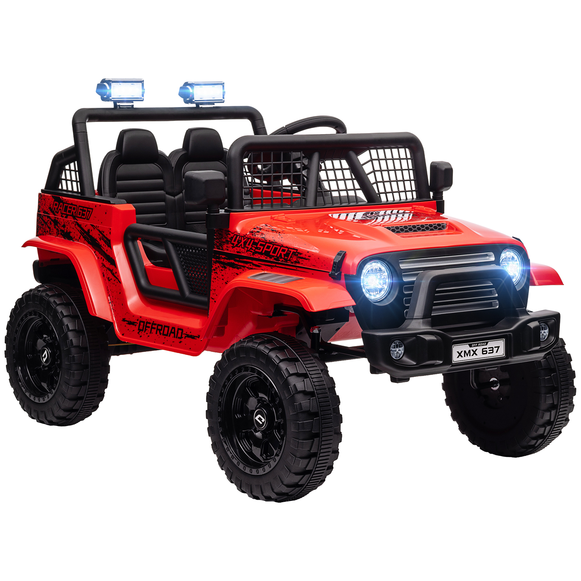 Immagine prodotto - Auto elettrica per bambini 12V rossa