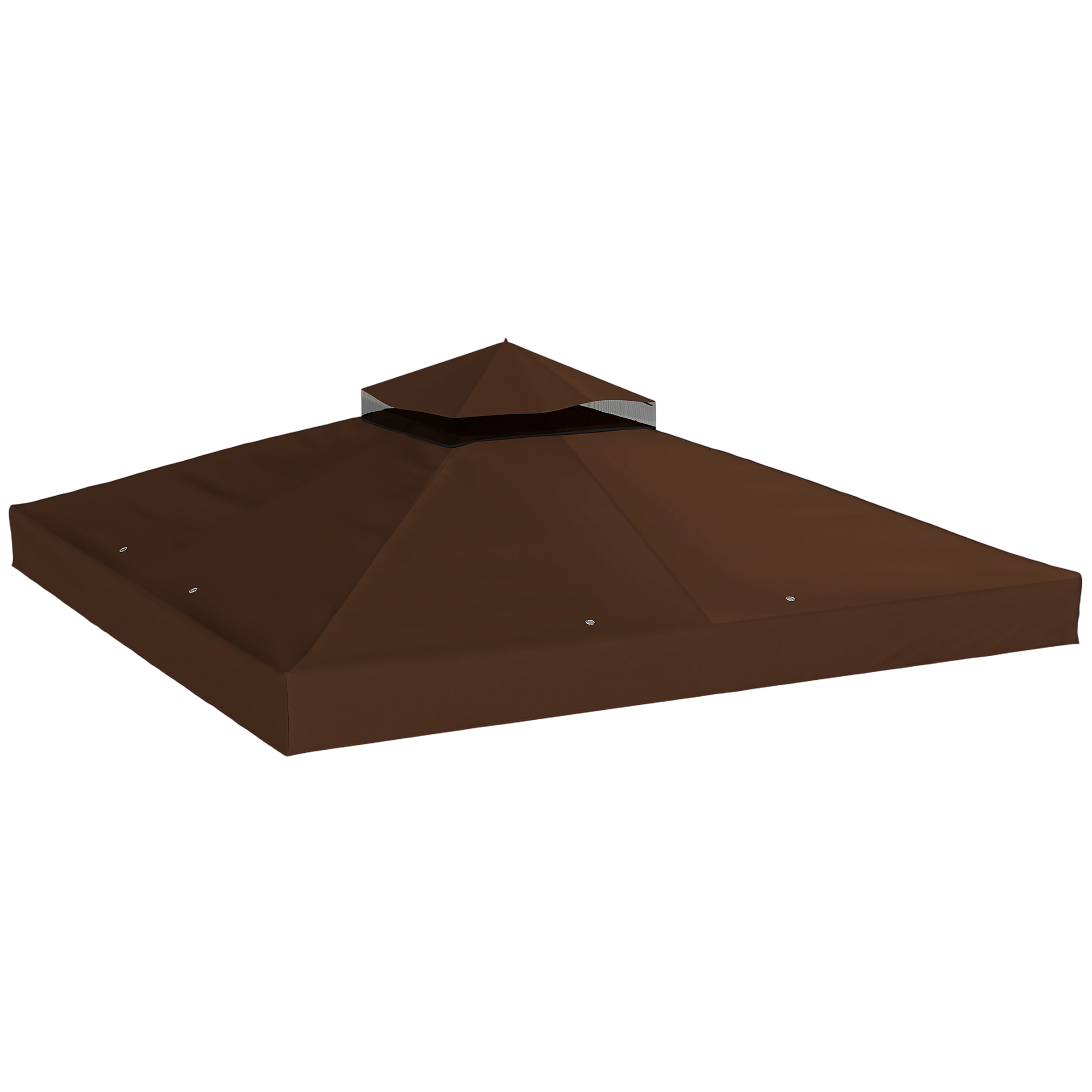 Tetto di ricambio per gazebo 3 x 3 m colore caffè