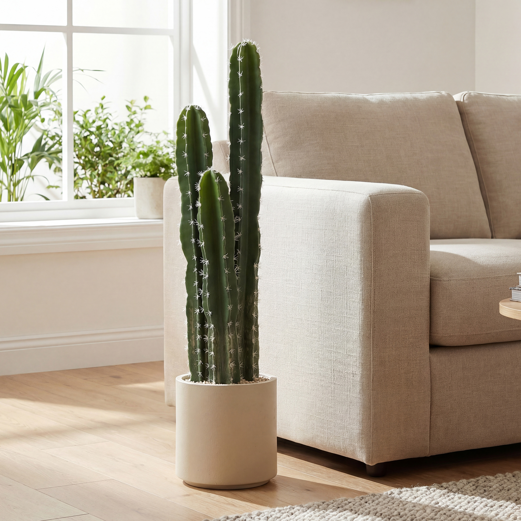 Vista d'ambiente - Cactus finto decorativo