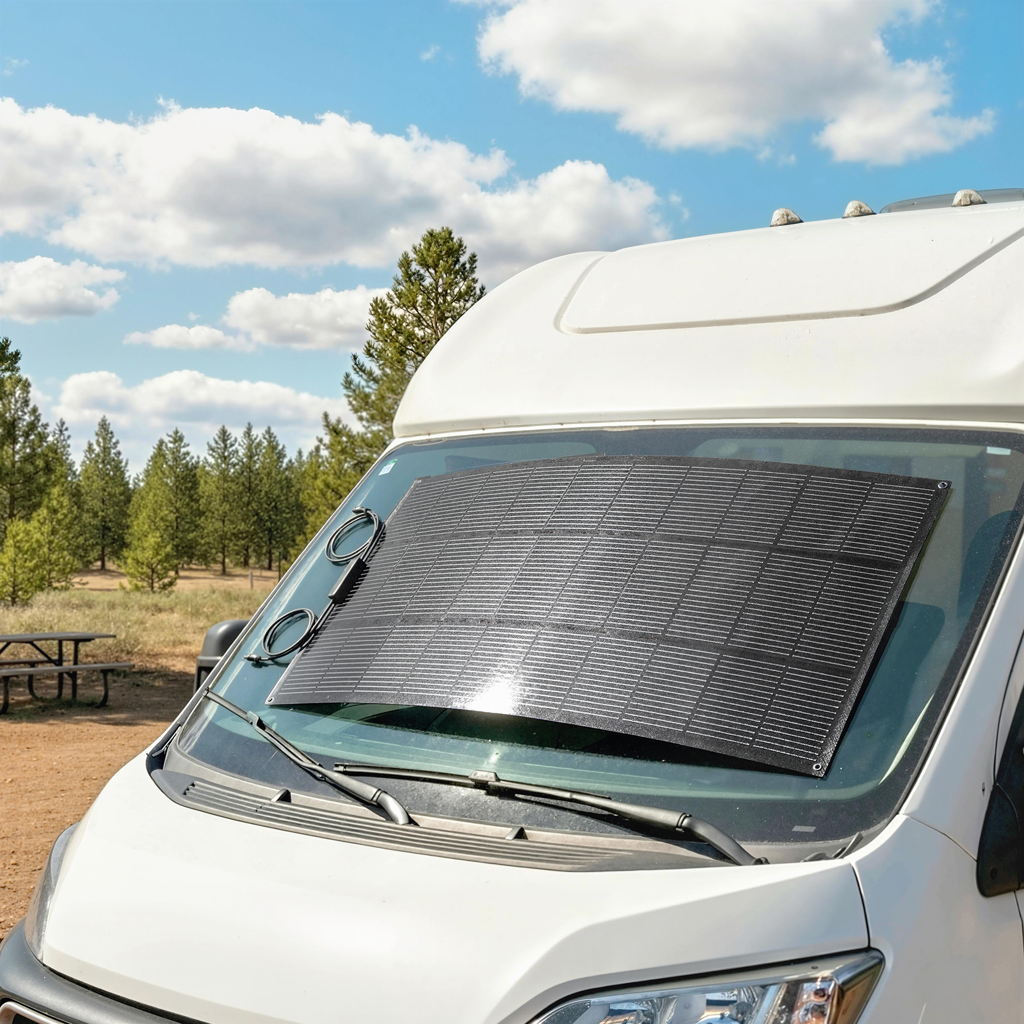 Pannello solare per uso all'aperto e camper