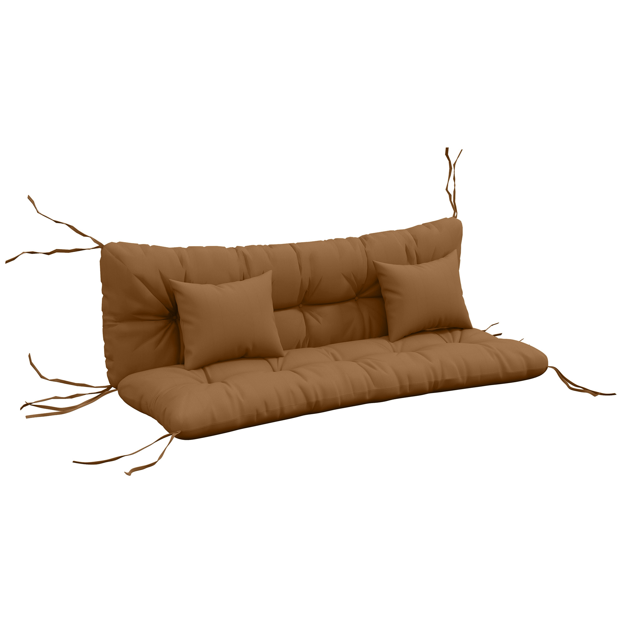 Immagine prodotto - Set cuscini per panca da giardino marrone