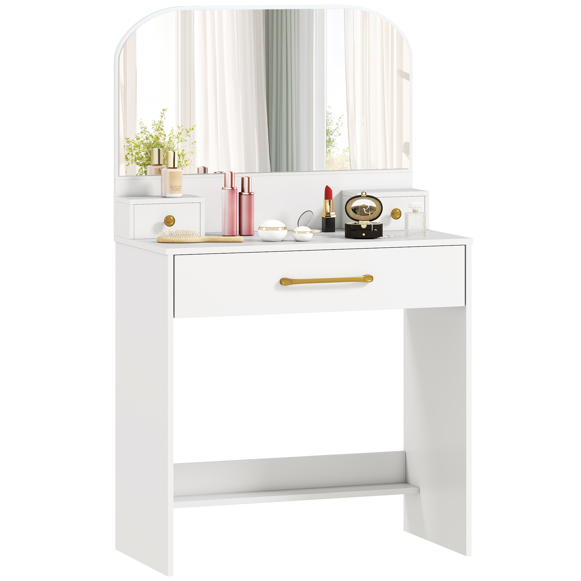 Immagine prodotto - Toeletta con specchio bianco