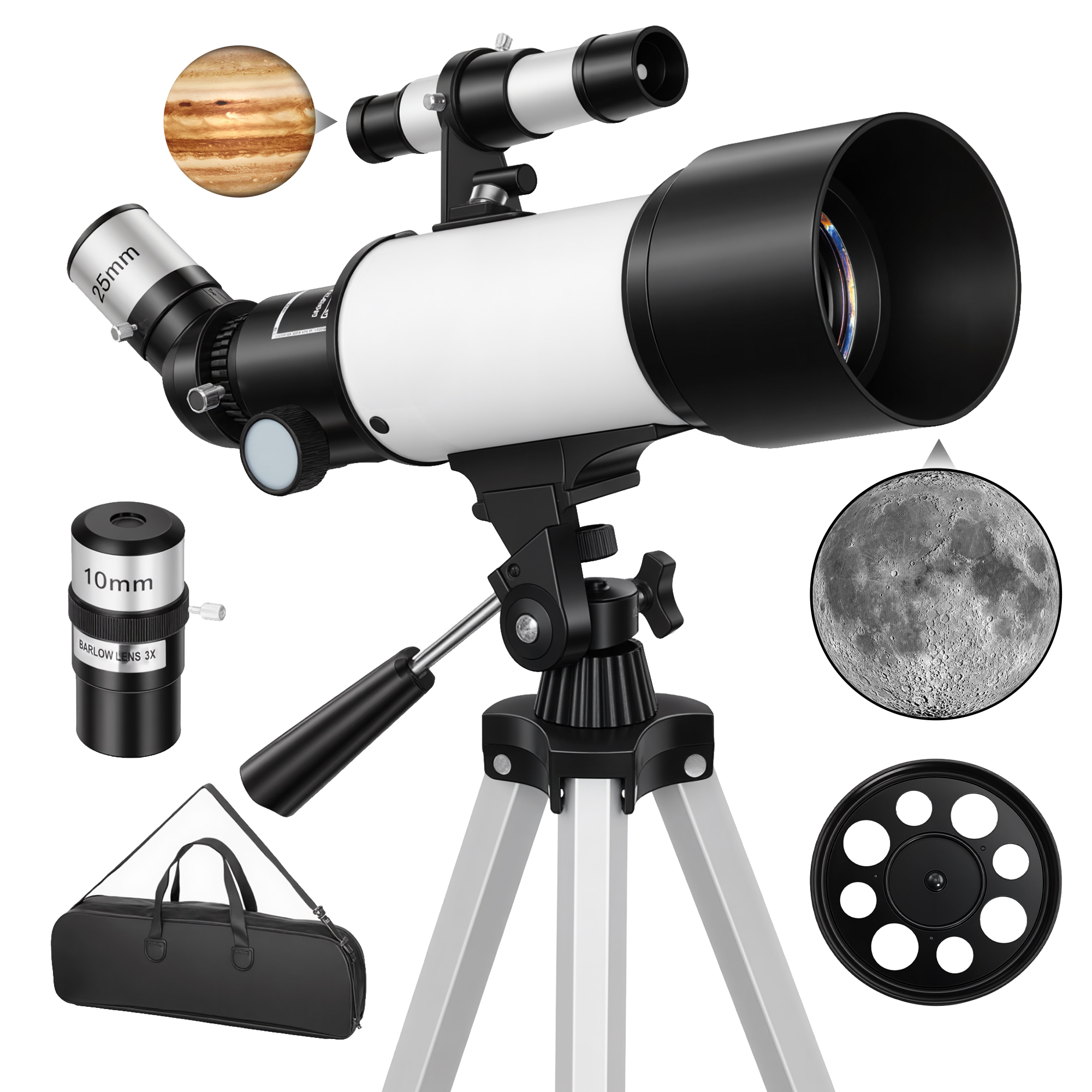 Immagine prodotto - Telescopio astronomico 70mm