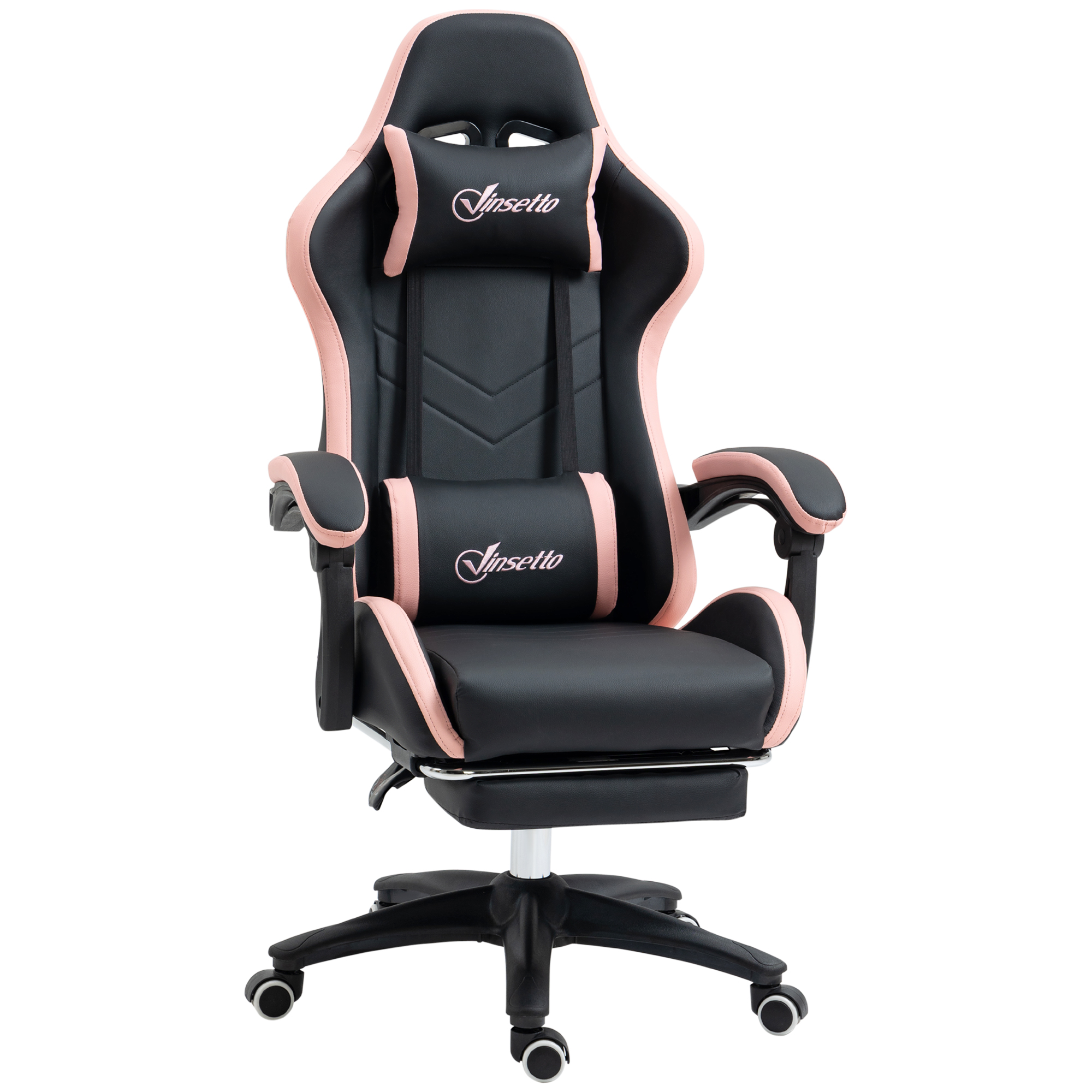 Immagine prodotto - Sedia da gaming rosa e nero