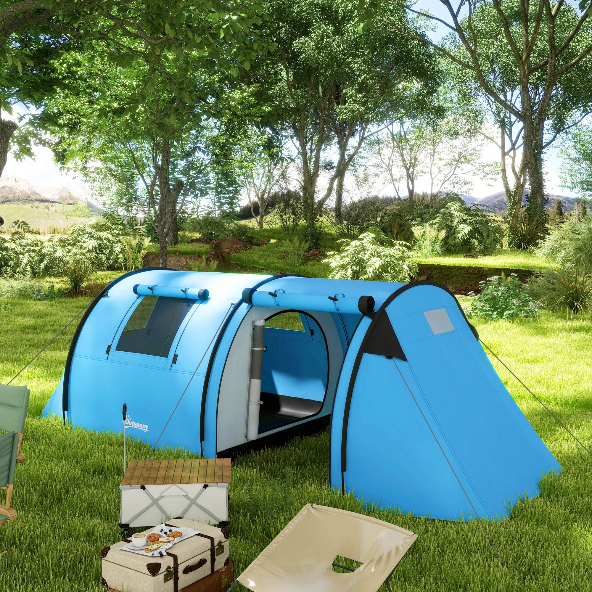 Tenda da campeggio accessori e montaggio