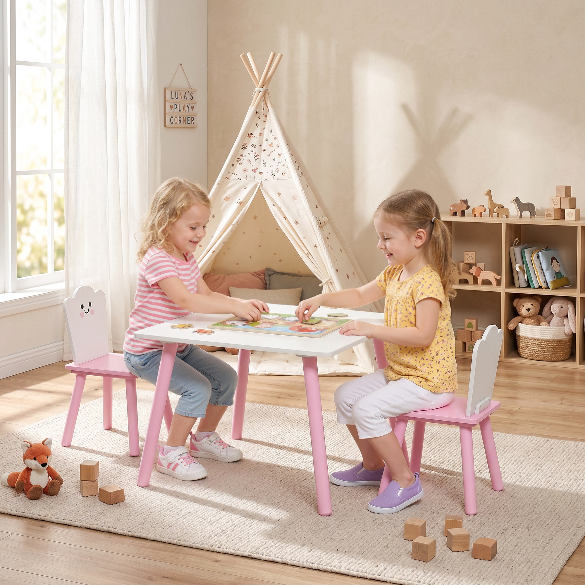 Immagine prodotto - set tavolo e sedie per bambini