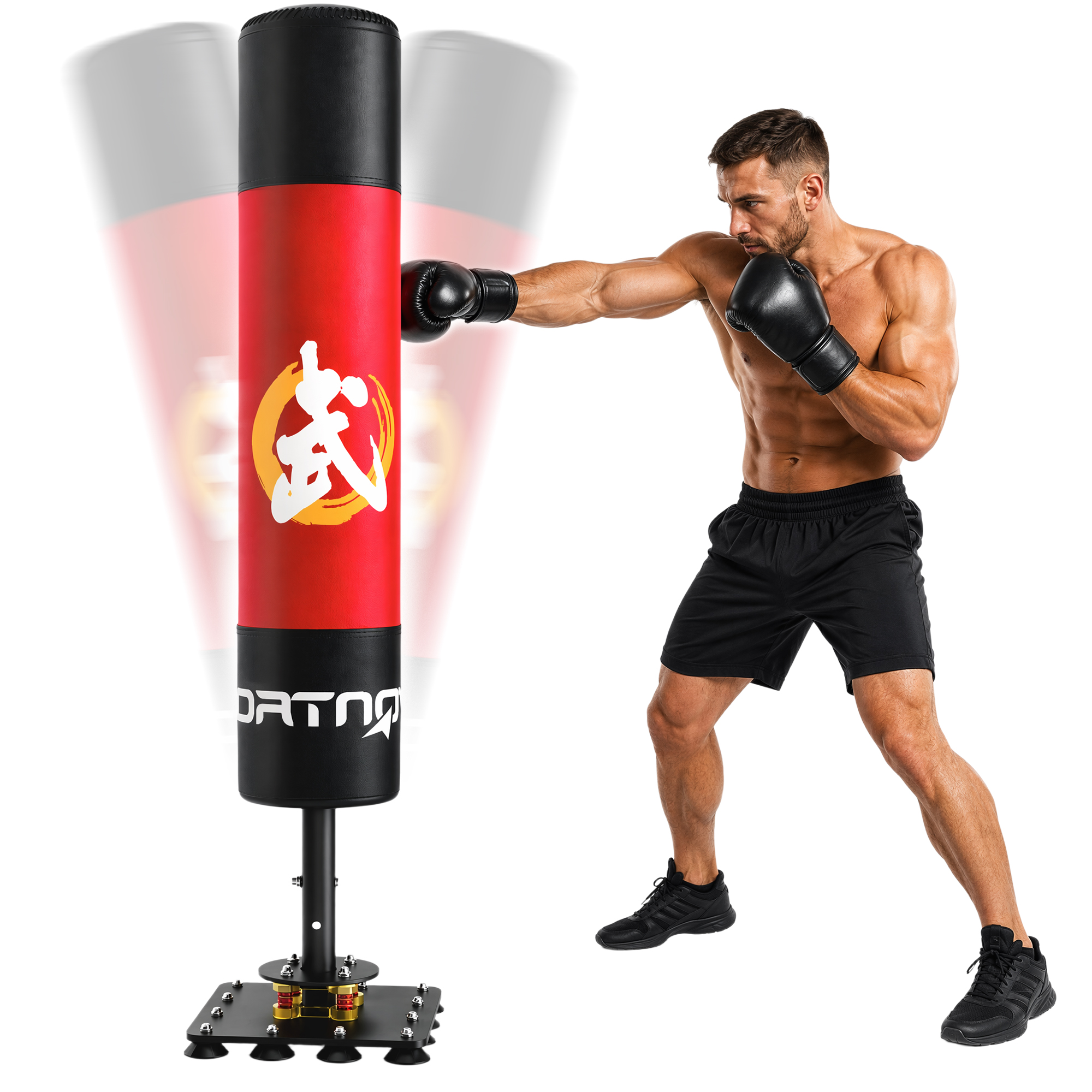 Immagine prodotto - Sacco da boxe da terra autoportante 156 cm