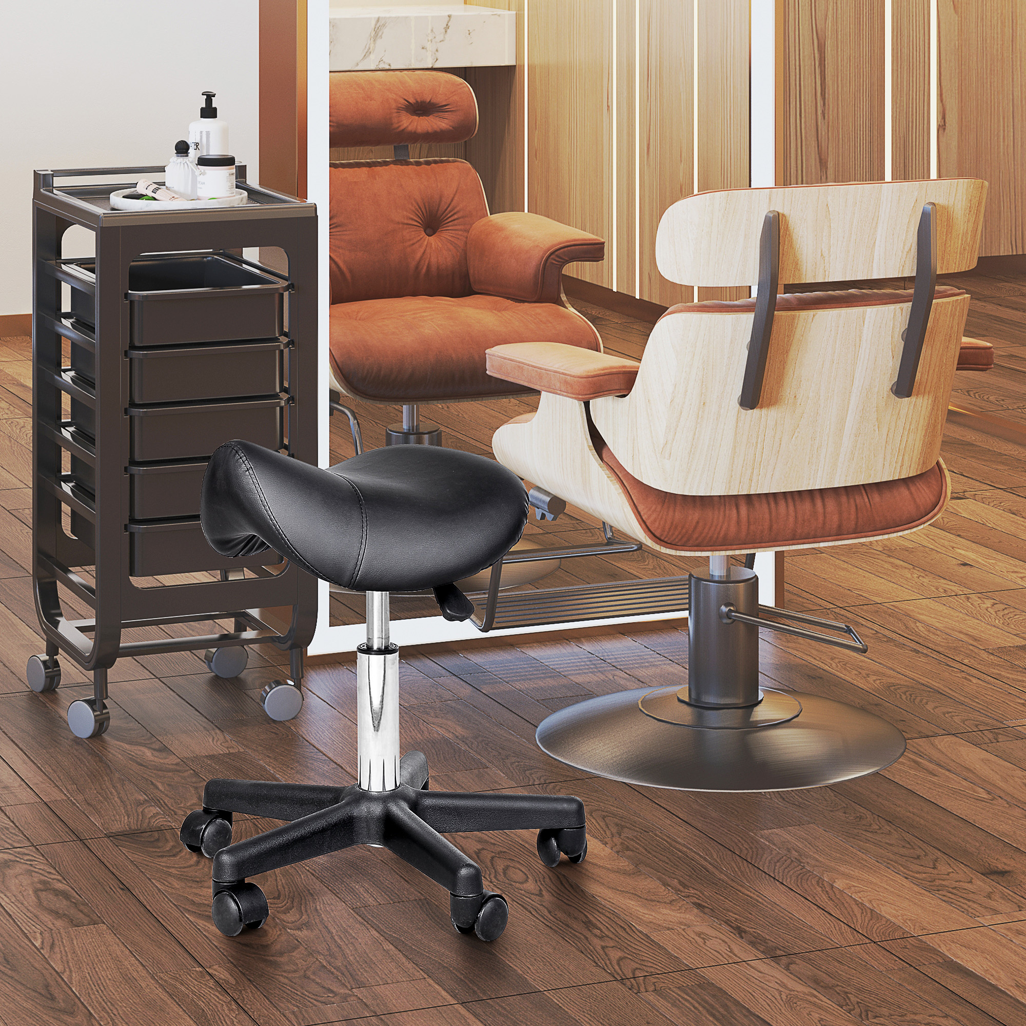 Immagine prodotto - Vista complessiva sgabello da lavoro