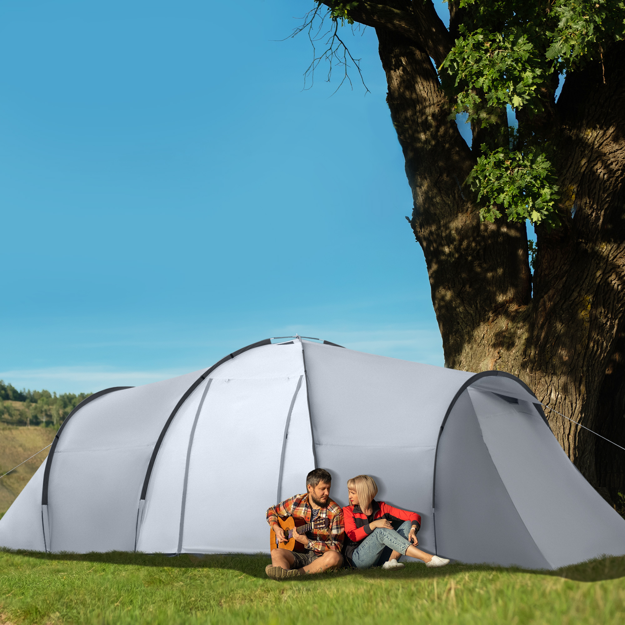 Immagine prodotto - Tenda con camere e soggiorno