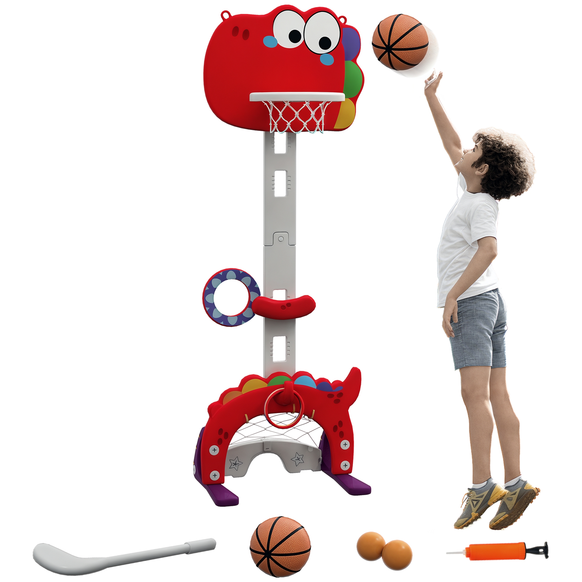 Immagine prodotto - Canestro basket per bambini 5 in 1