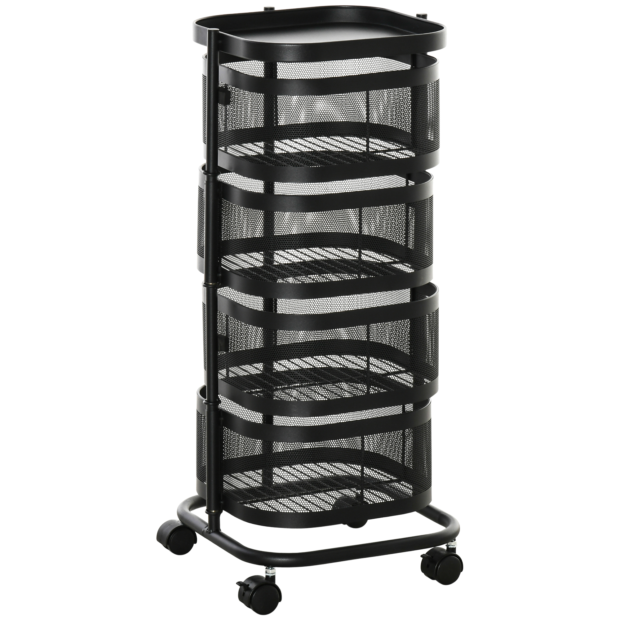 Immagine prodotto - Carrello multiuso con cestelli e ruote