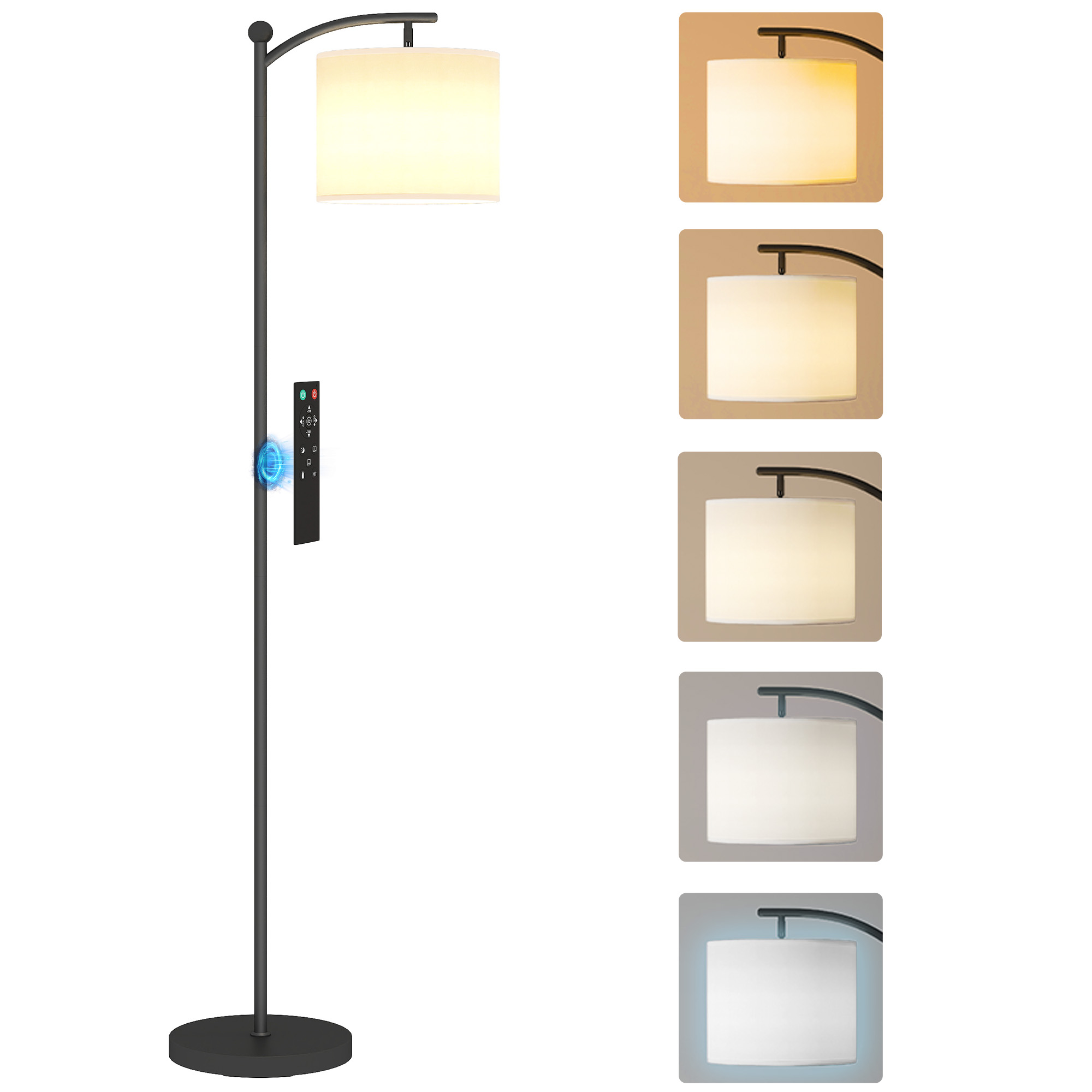 Immagine lampada da terra - vista frontale