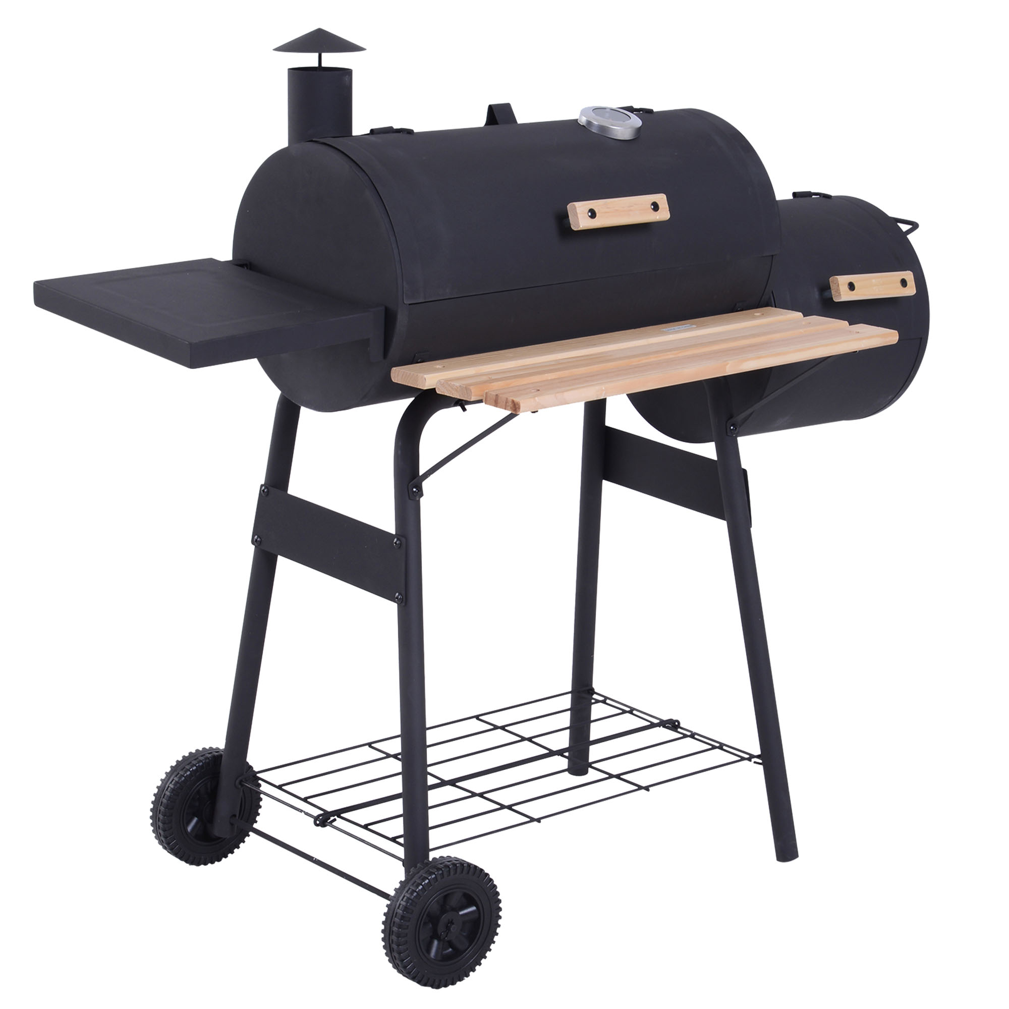 Barbecue a carbone affumicatore con coperchio