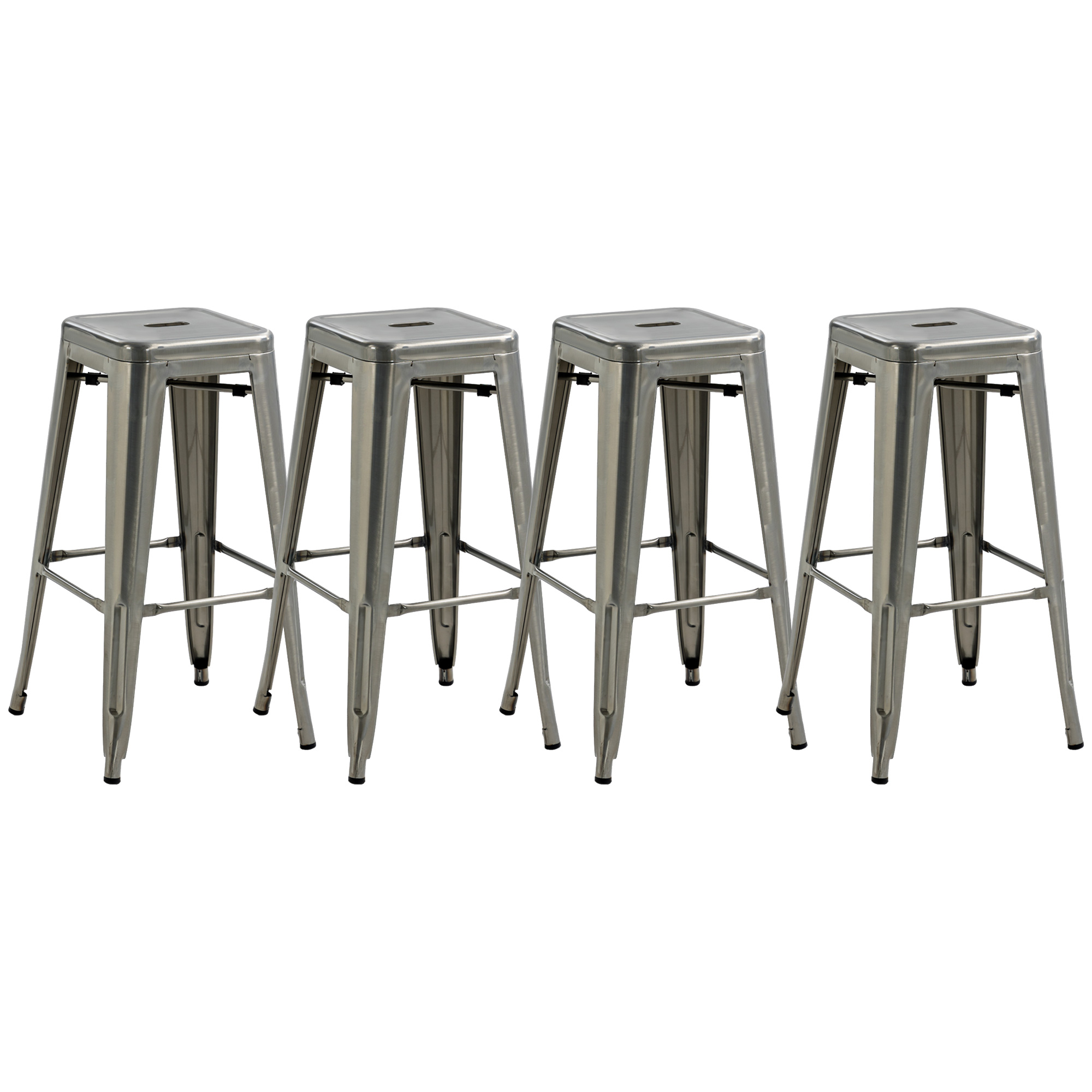 Dettaglio prodotto - Sgabelli da bar impilabili altezza 76 cm