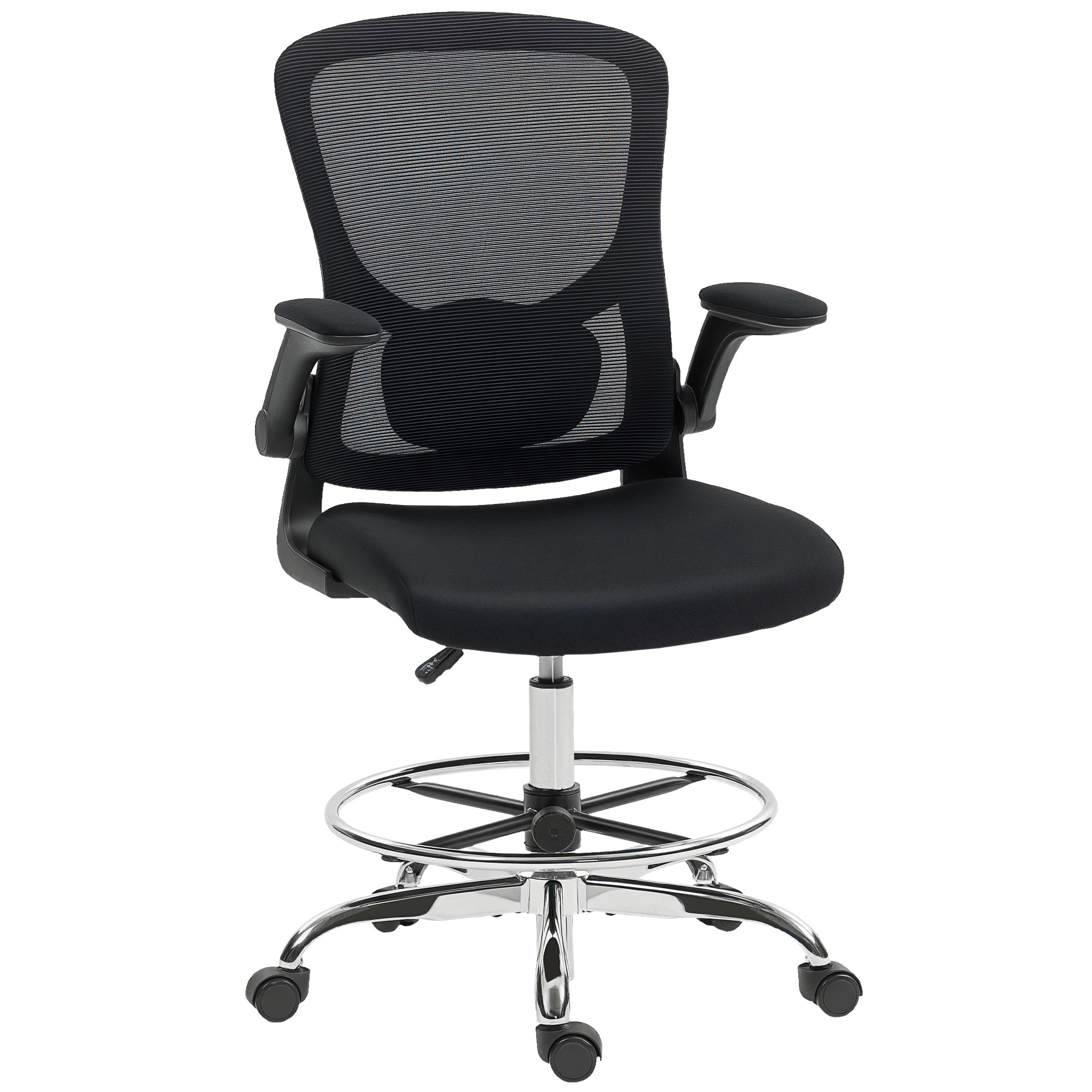 Immagine prodotto - sedia da ufficio ergonomica dettaglio braccioli e supporto