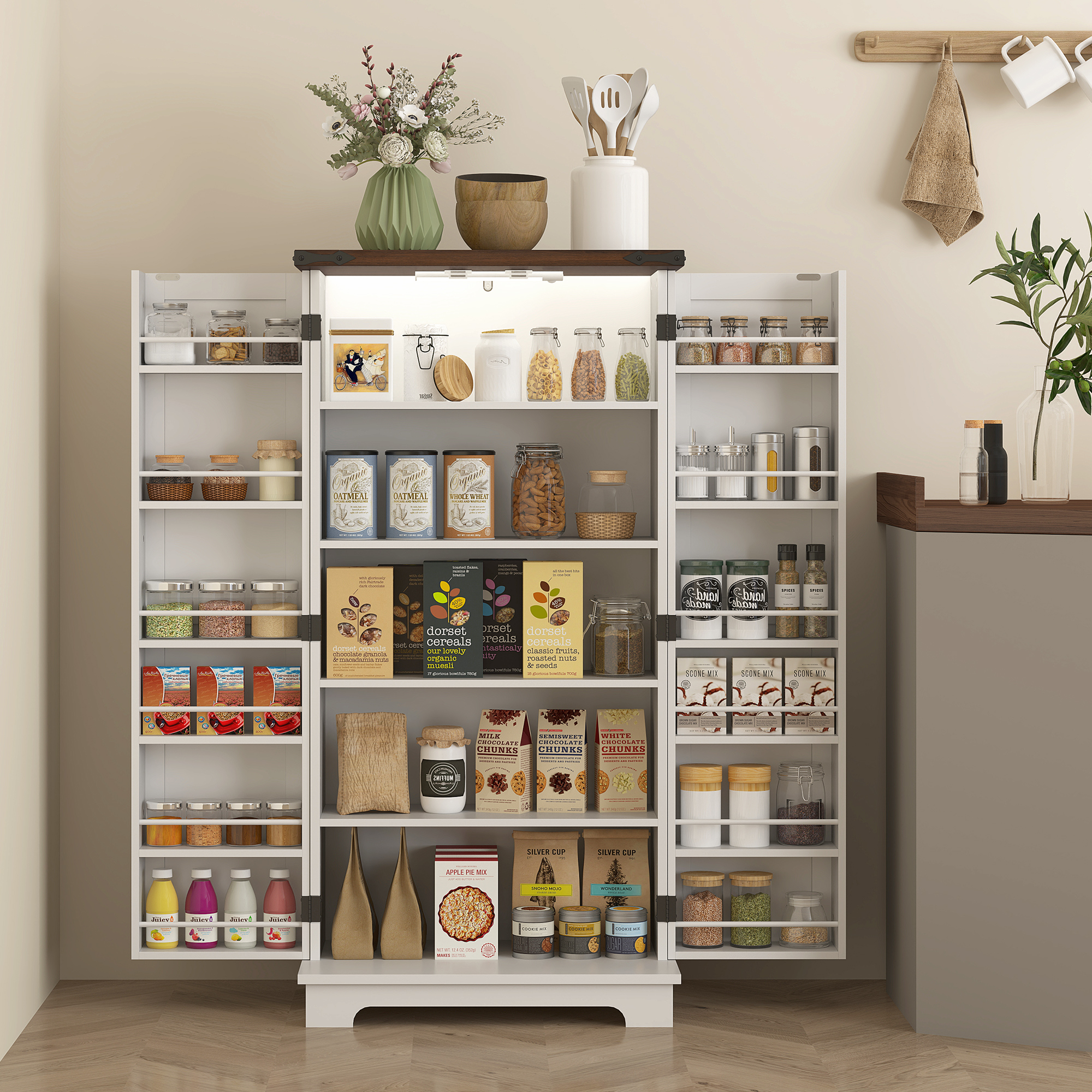 Mobile credenza cucina vista completa
