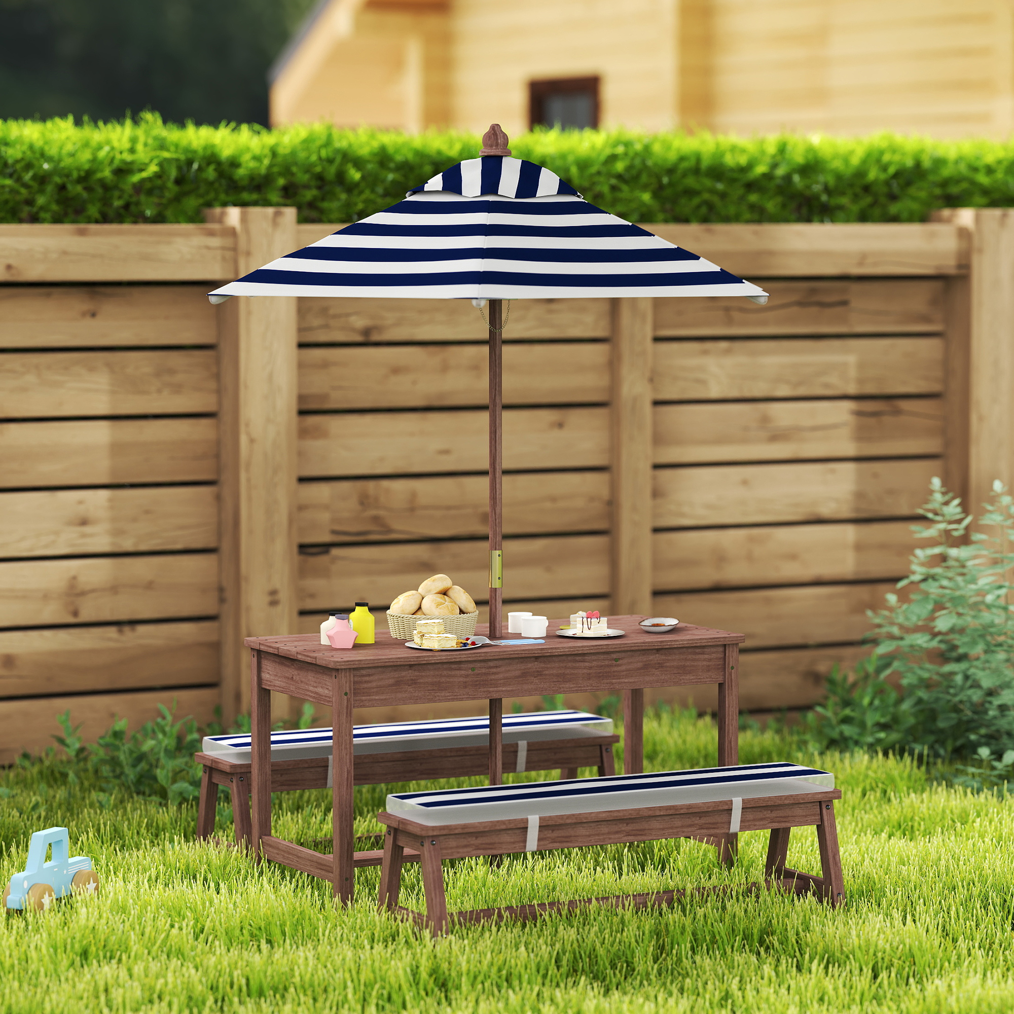 Vista set da giardino per bambini in legno