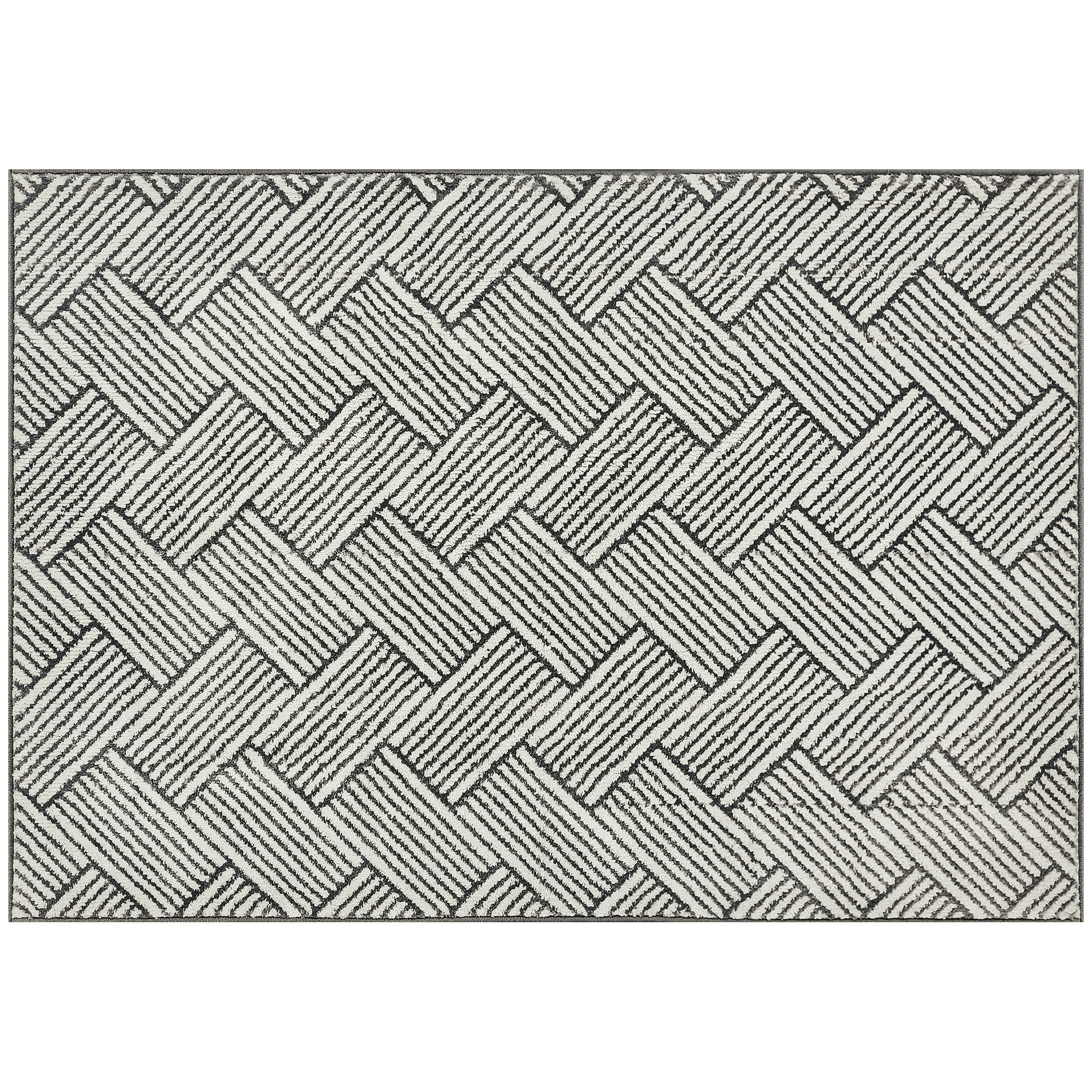 Immagine prodotto - Tappeto per salotto grigio 200 x 140 cm