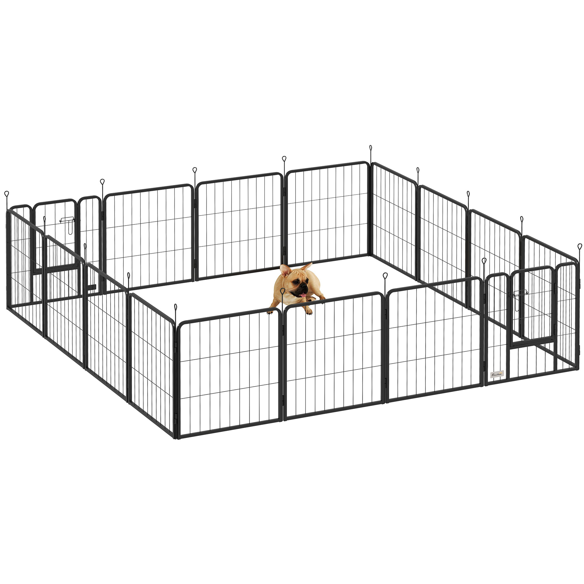 Immagine prodotto - Recinto per cani a 16 pannelli