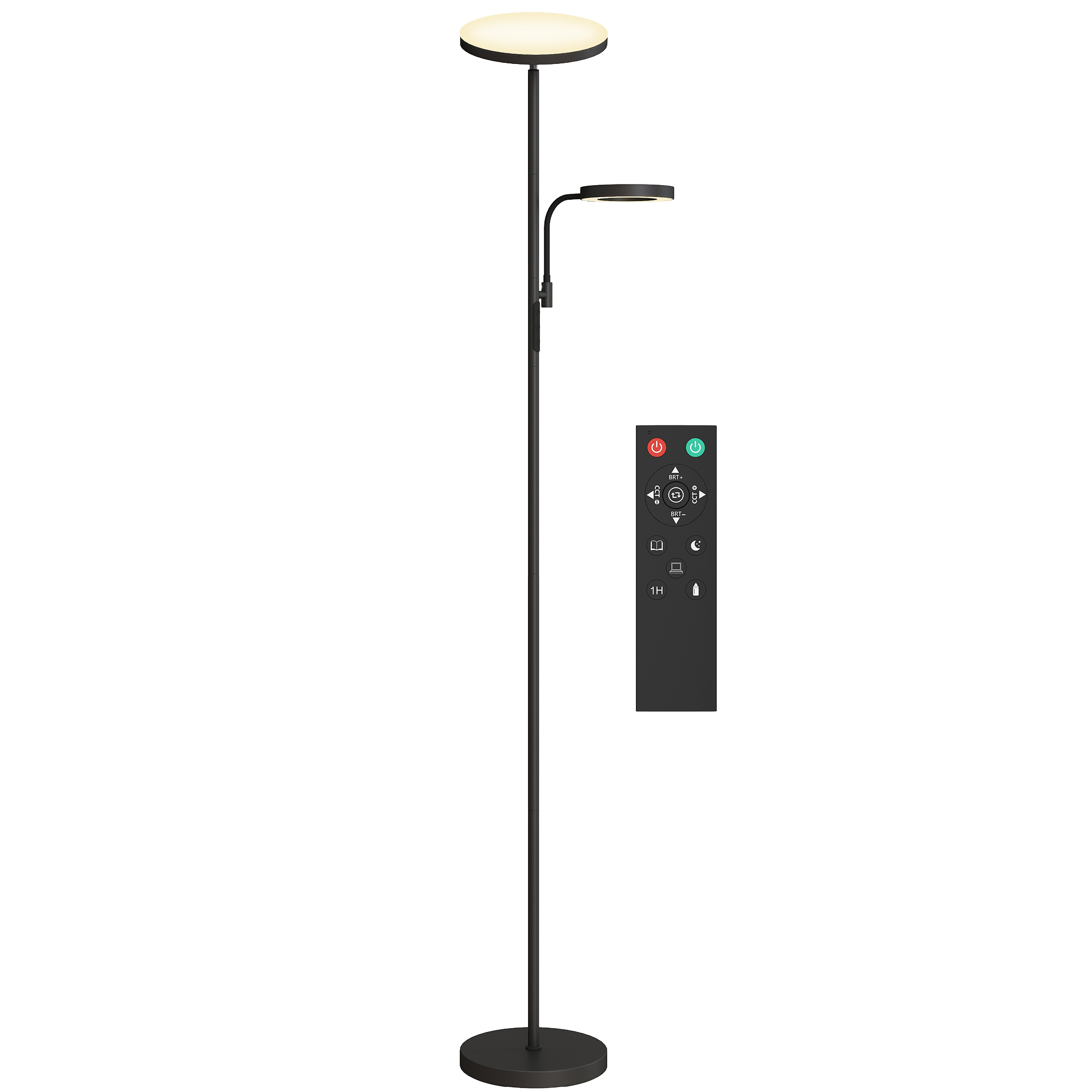 Dettaglio prodotto - Lampada da terra con telecomando