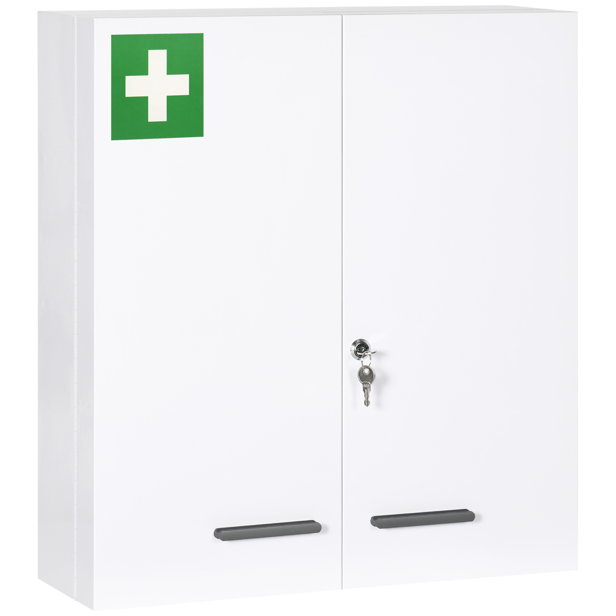 Armadietto per medicinali 6 ripiani bianco