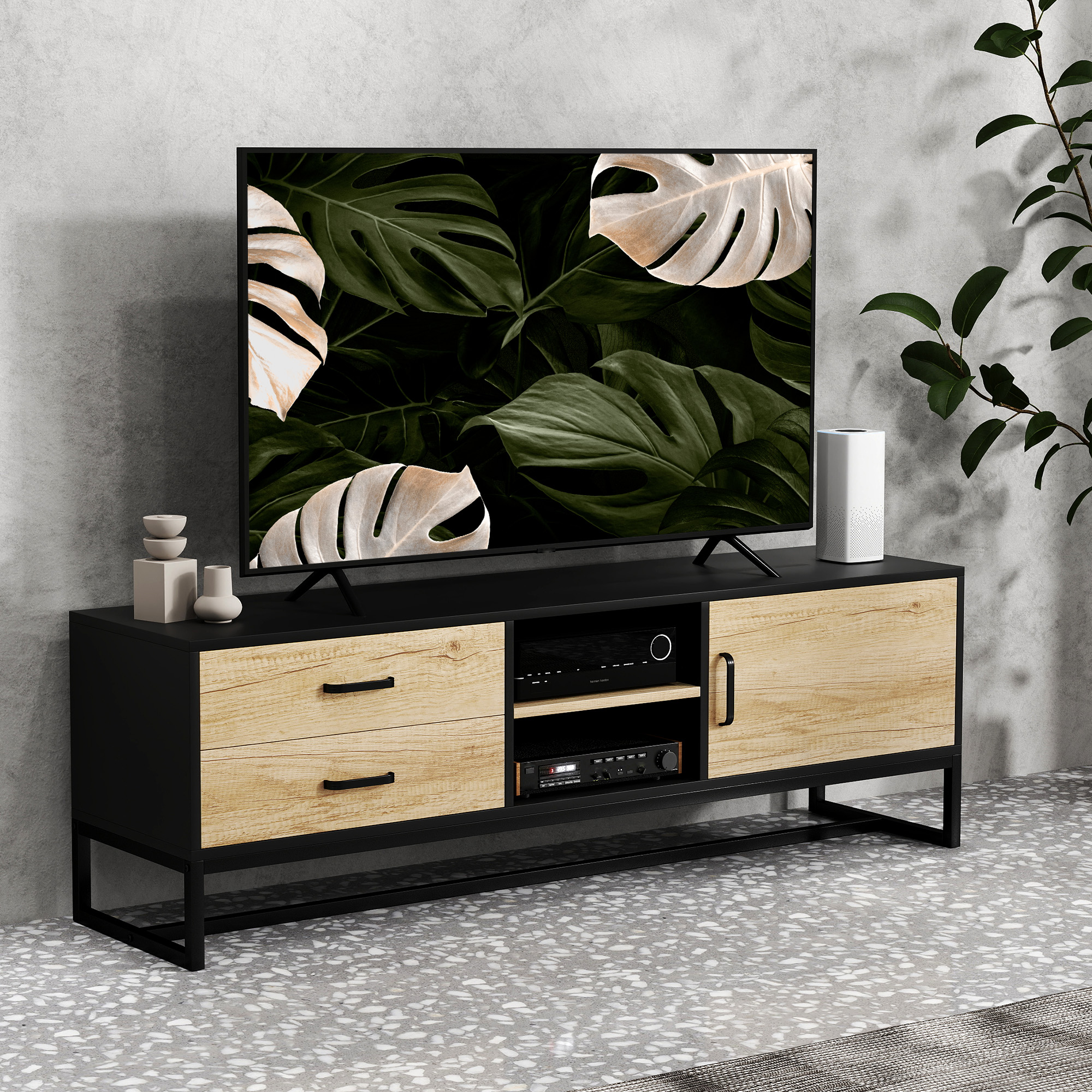 Vista d'insieme - Mobile porta TV per salotto