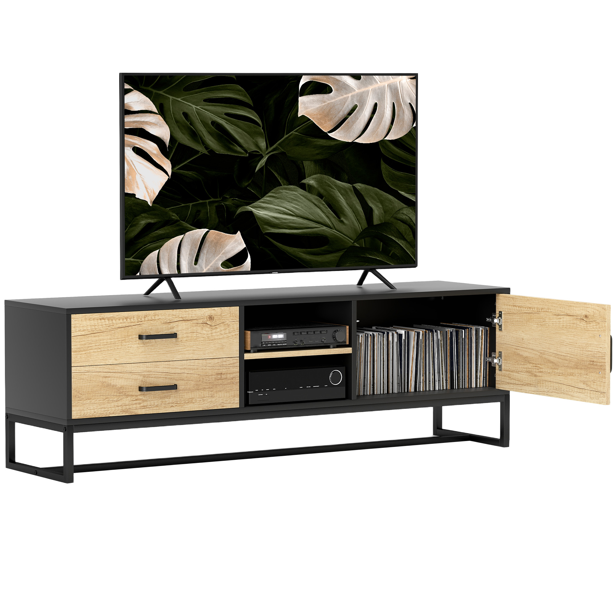 Immagine prodotto - Mobile TV in legno naturale