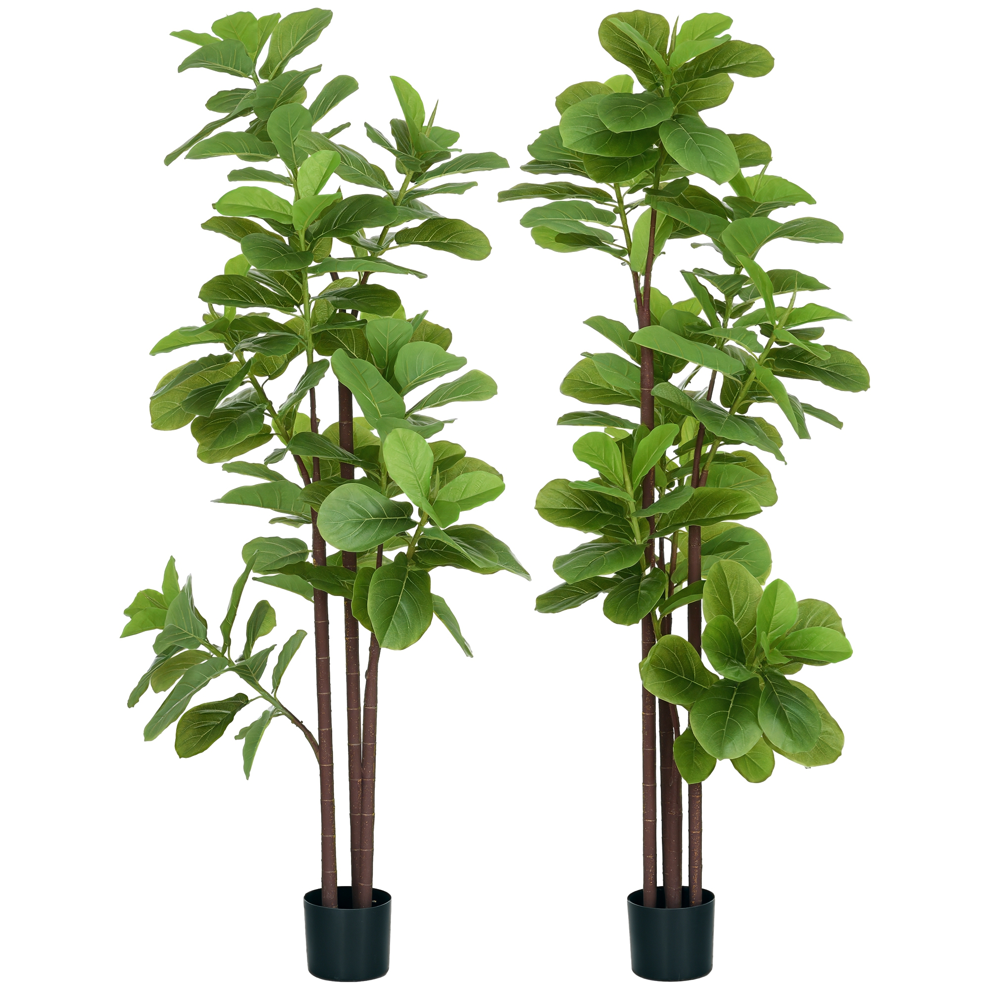 Immagine prodotto - Pianta artificiale Ficus Lyrata 180cm