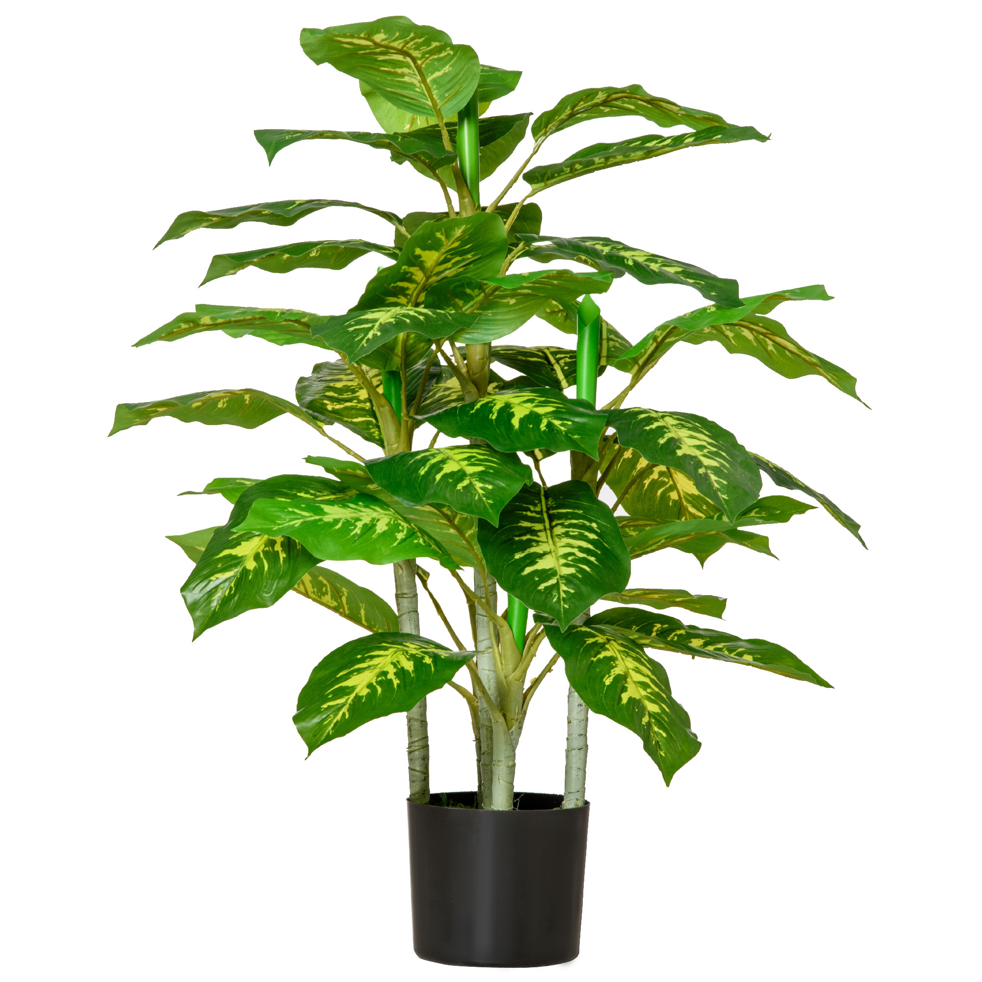 Dettaglio foglie - Pianta artificiale Calathea
