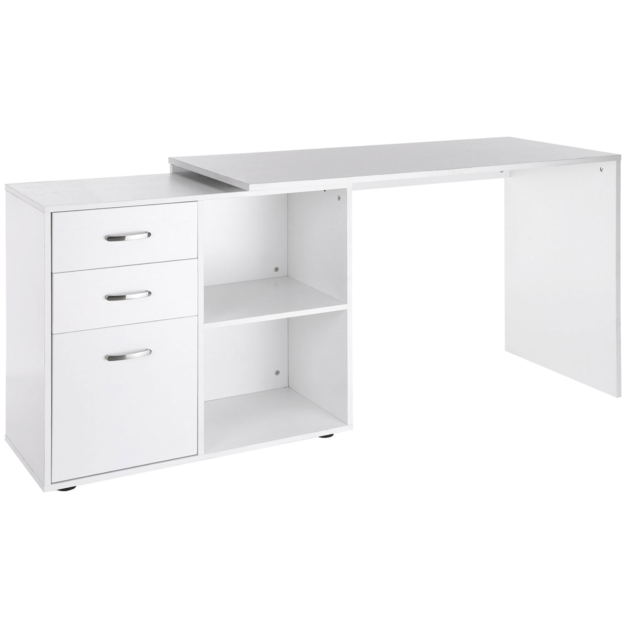 Immagine prodotto - Scrivania modulabile in MDF bianco